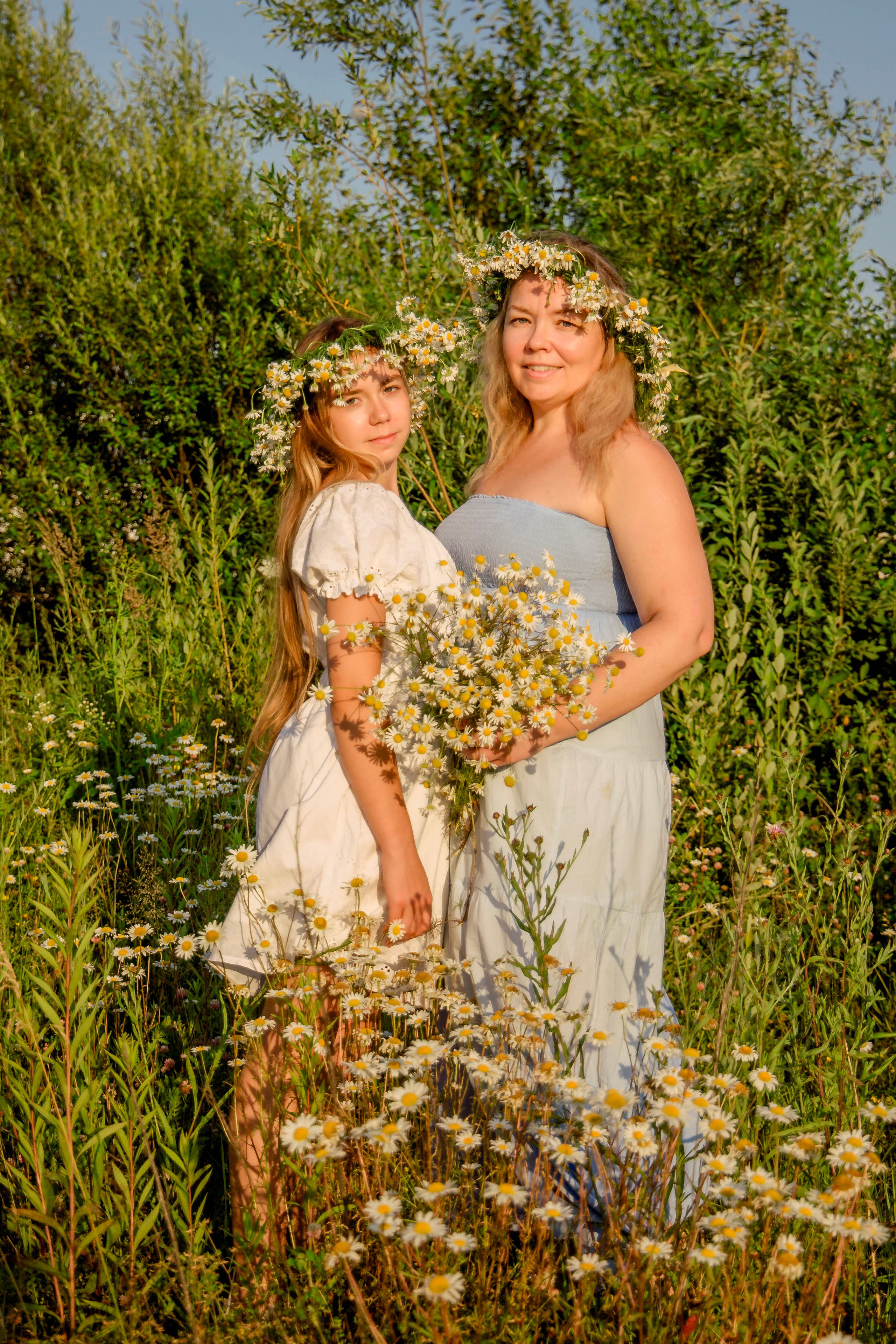 Семейная съёмка на природе для Виктории и Марии. Калужская область