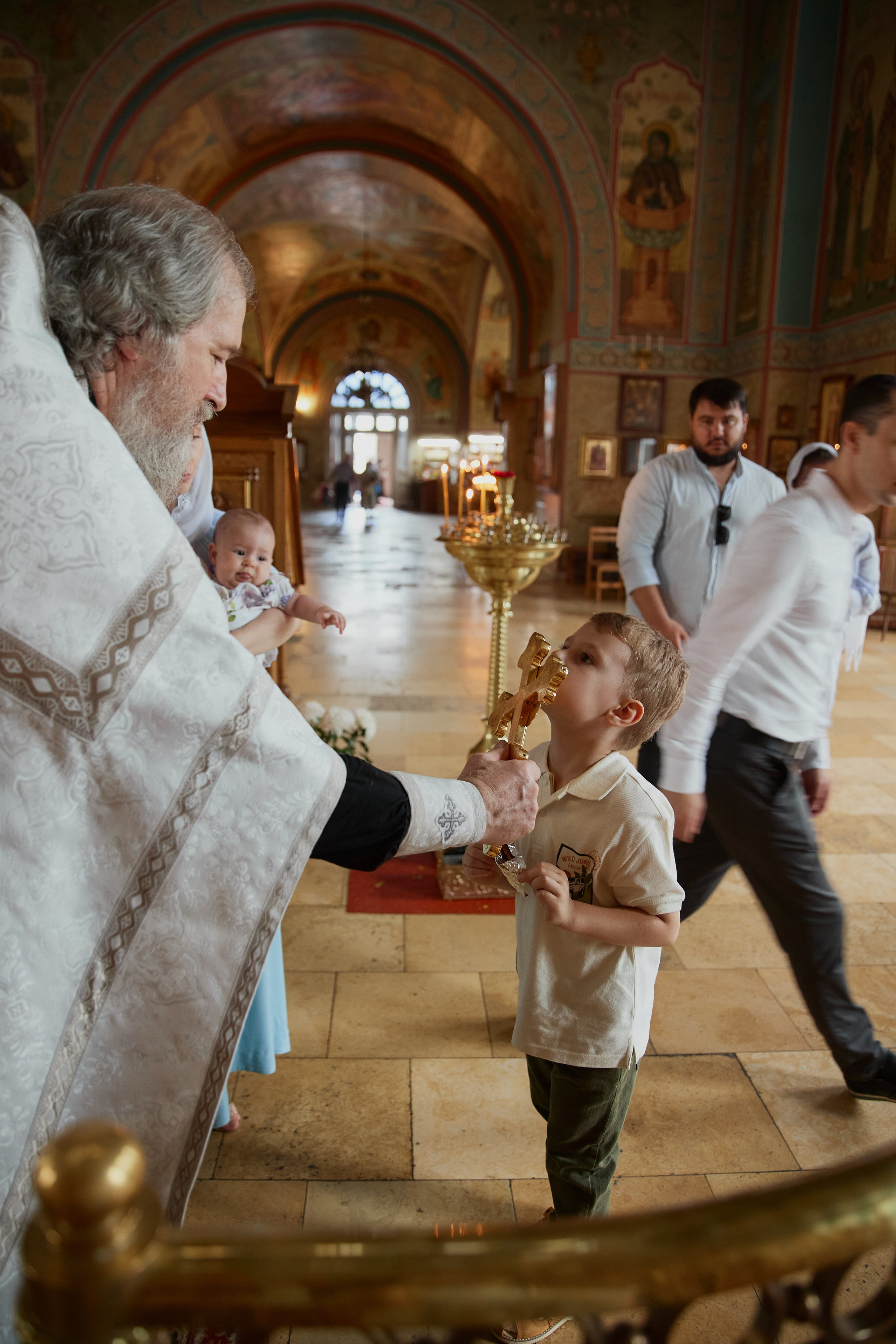 Крещение Анюты. Семейный фотограф в Москве Вера Гук