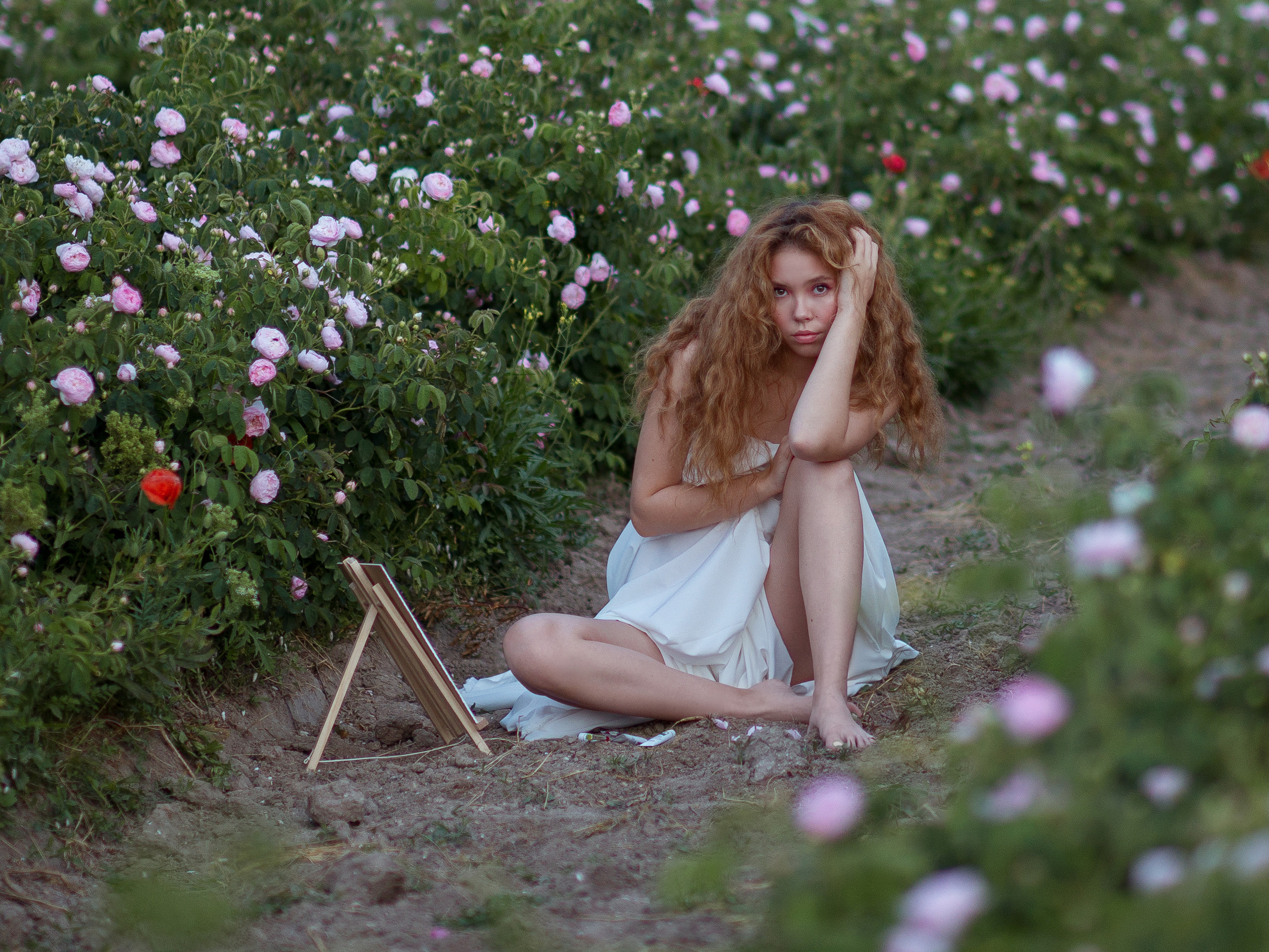 Фотосессия на розовых плантациях в Тургеневке (Крым)