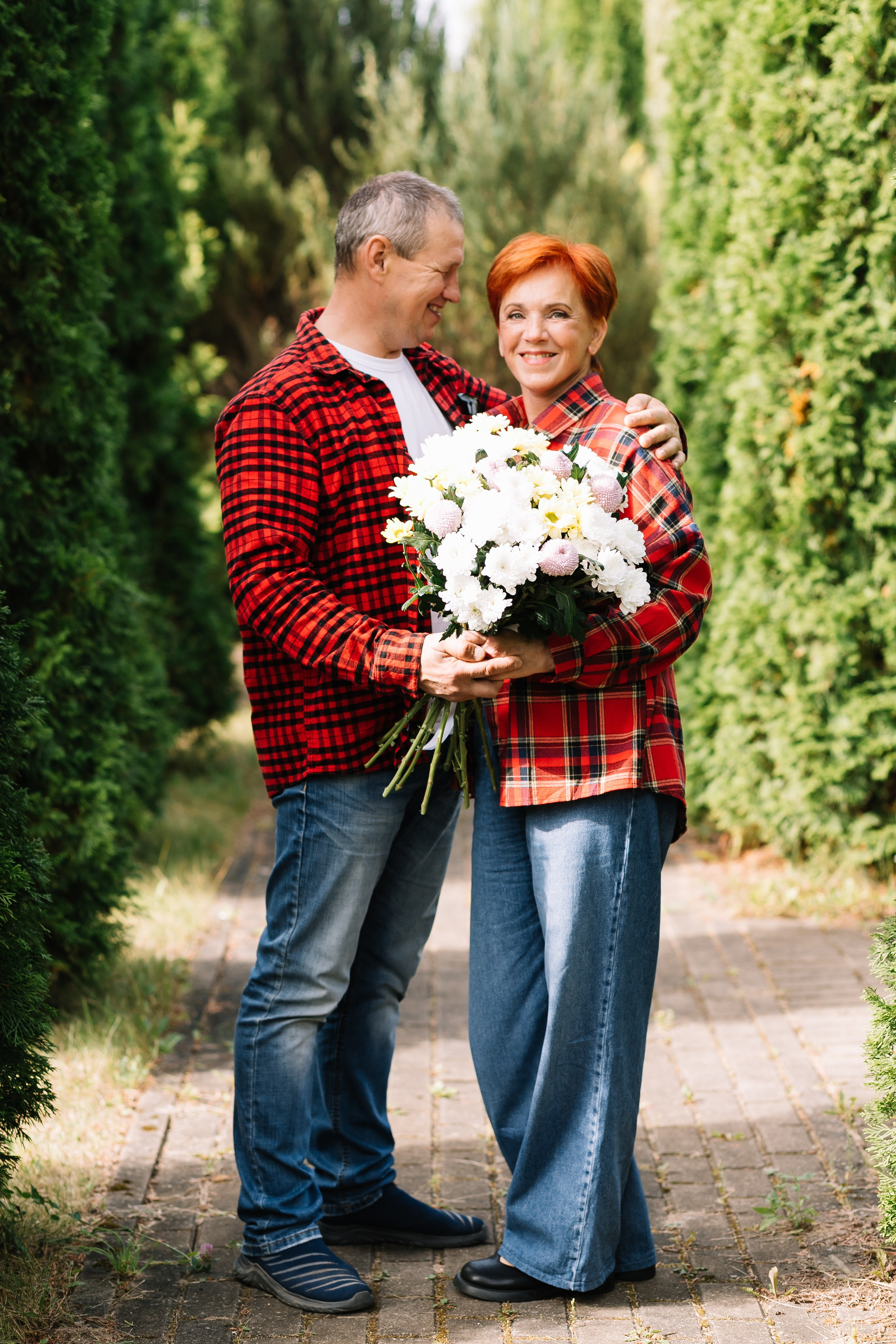 фотосессия пара 50 лет прогулка