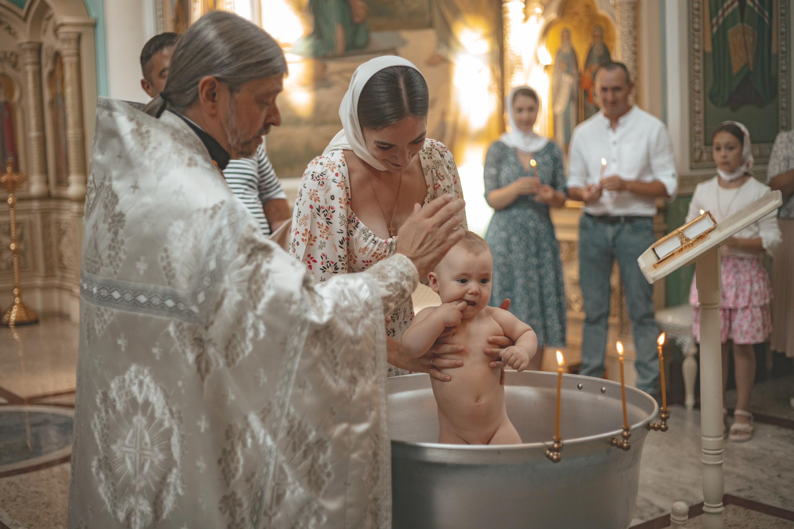 Таинство Крещения. Семейный и Детский фотограф в Краснодаре Дарья Насаченко