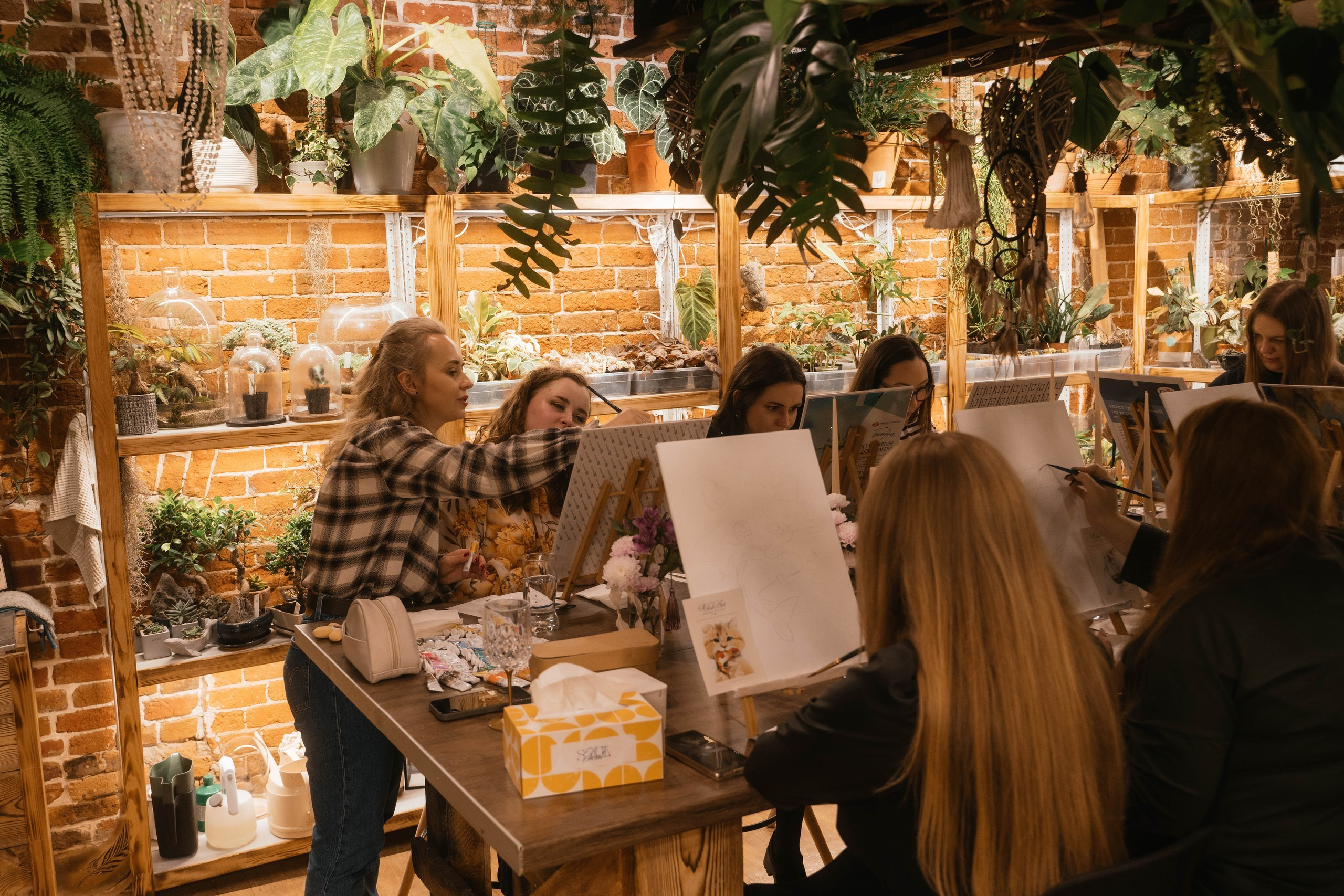 Мастер-класс по рисованию на день рождения. Свадебный, семейный фотограф в Рязани Лена Брант