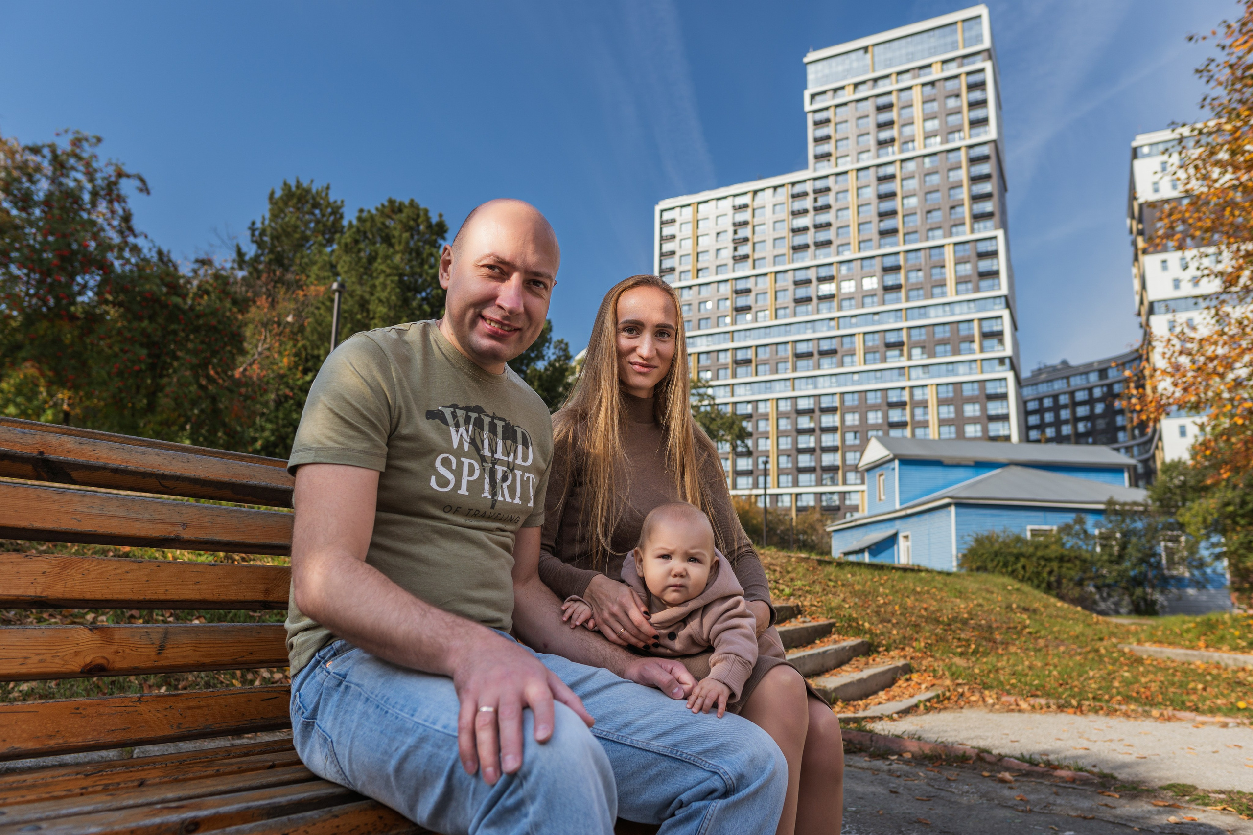 Ольга с семьёй. Портретный, репортажный и свадебный фотограф в Екатеринбурге Денис Южаков