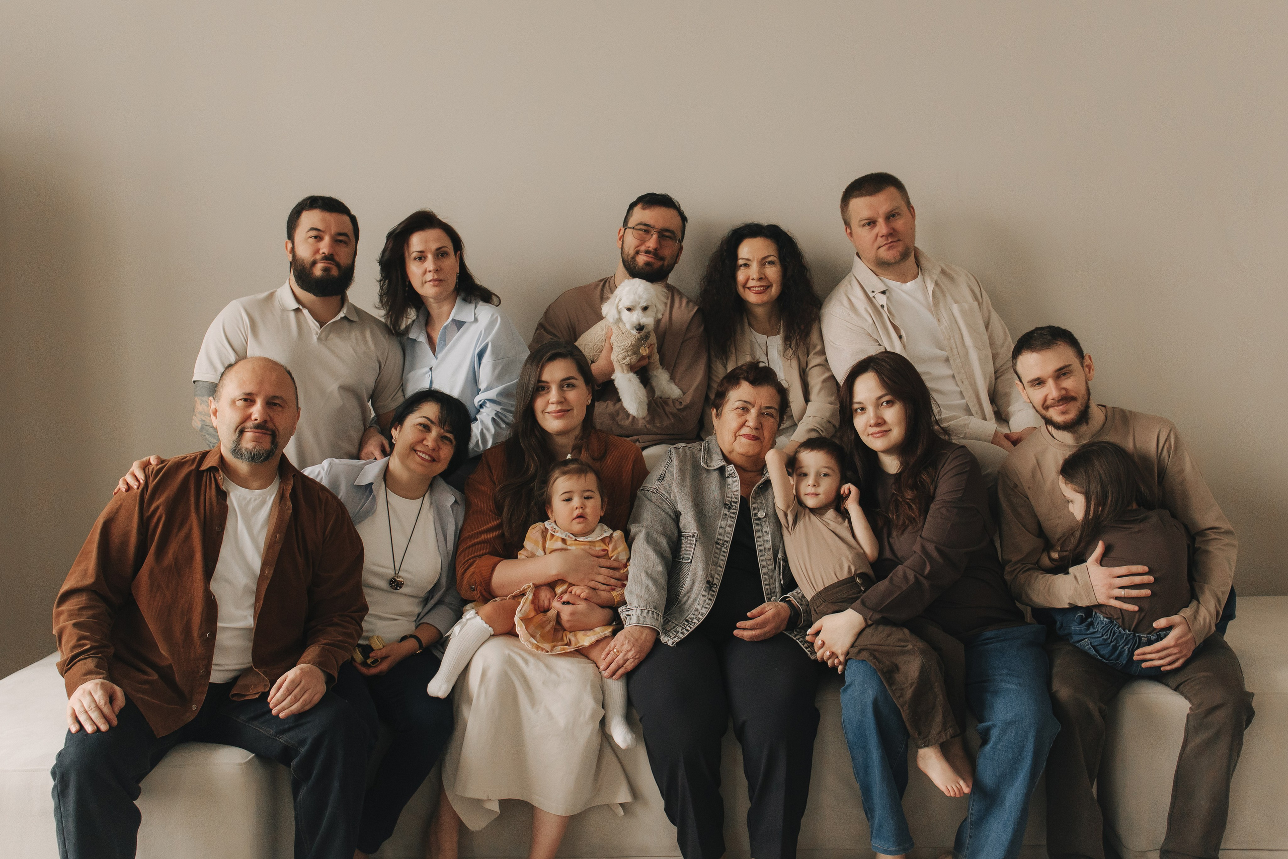Большая семья. Семейный фотограф Москва Наталия Осьмакова