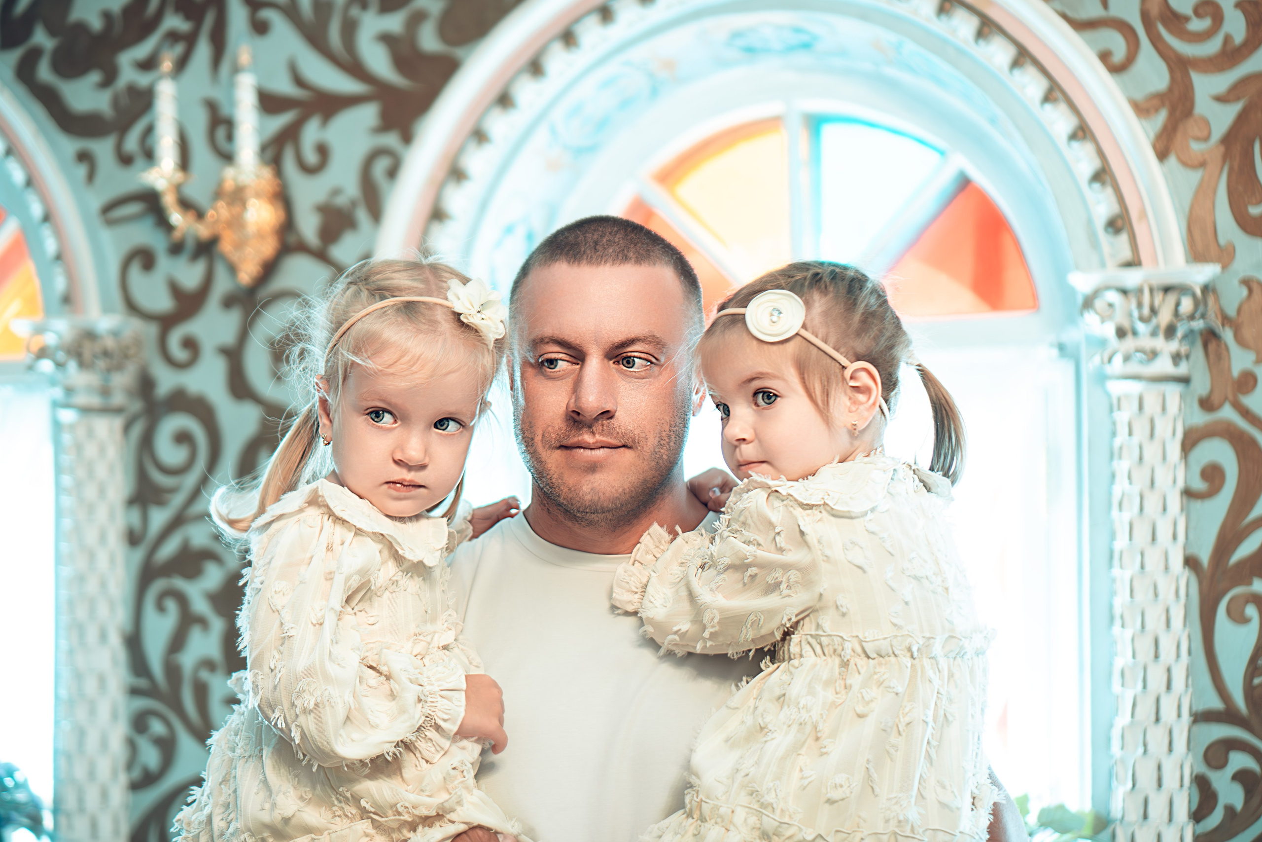 Таинство Крещения Евы и Софии