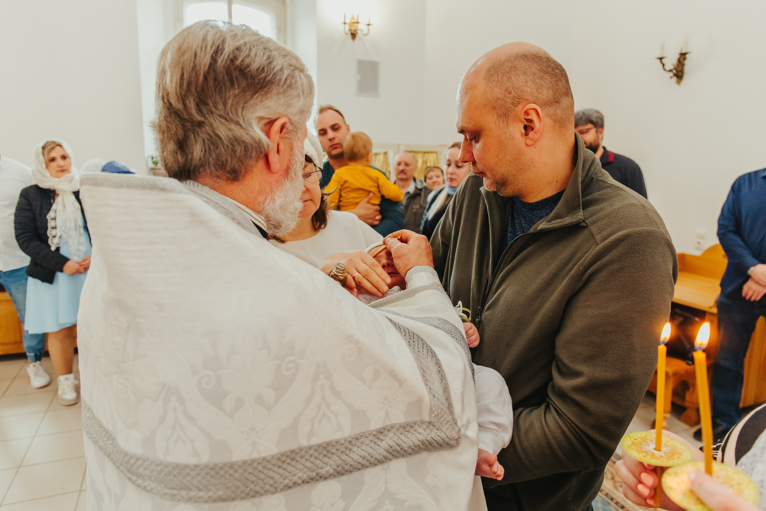 Фотосъемка крещения ребенка. Фотограф новорожденных и детский в Сергиевом Посаде Кругликова Юлия