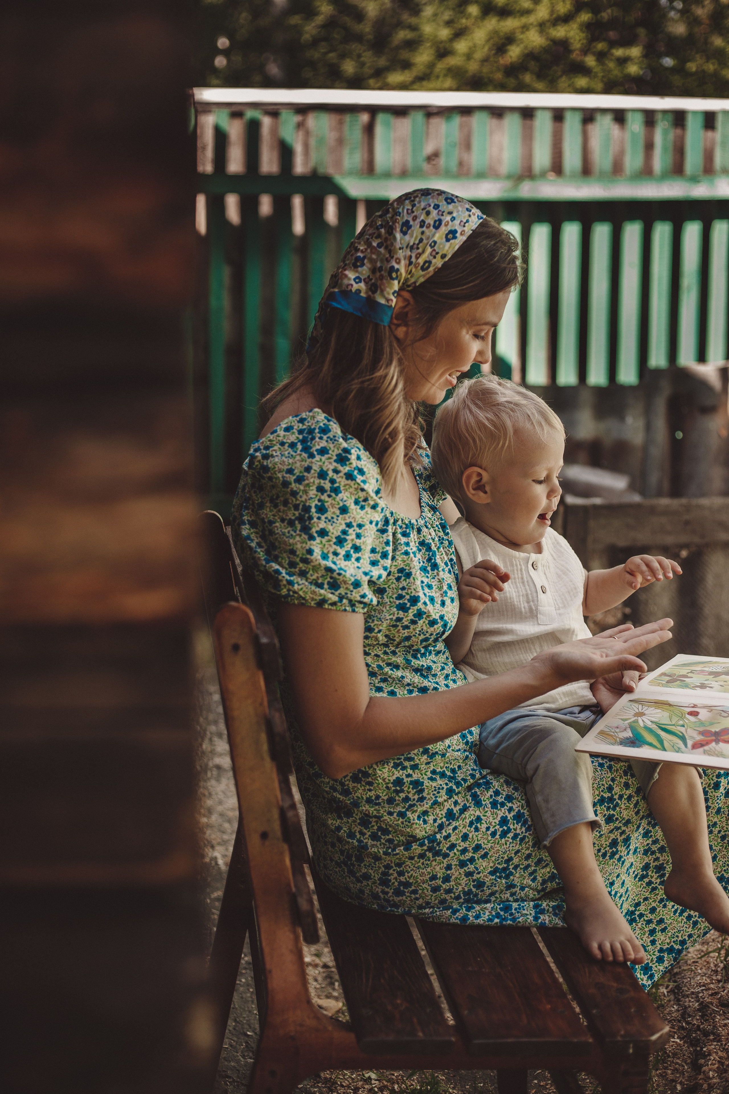 Семейная фотосессия - Люба и Платон: дачное детство. Семейный и женский фотограф Кемерово Мария Степ