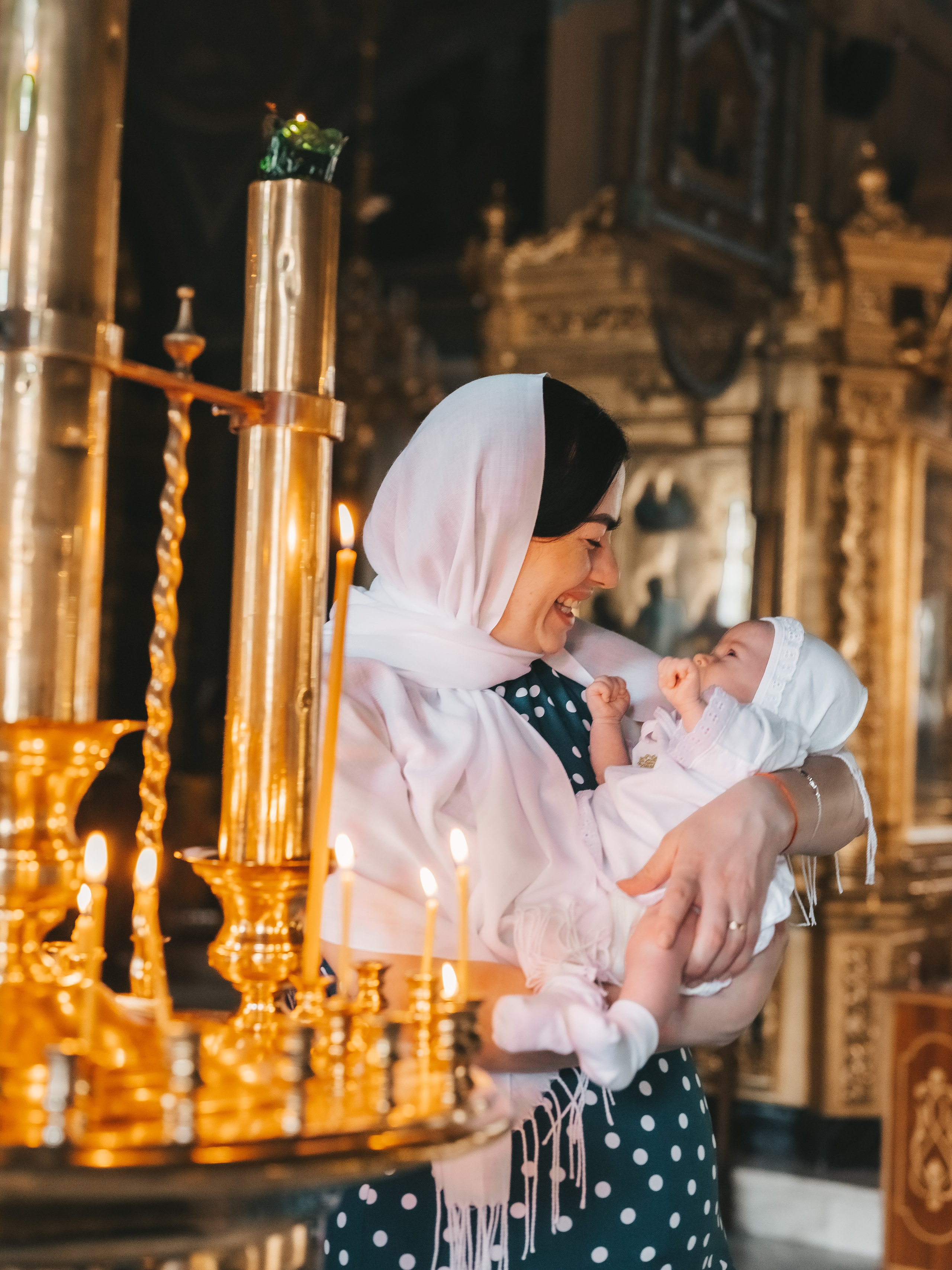 Таинство крещения Арины. Свадебный и семейный фотограф Юлия Чернобай | Подольск, Москва, Московская область