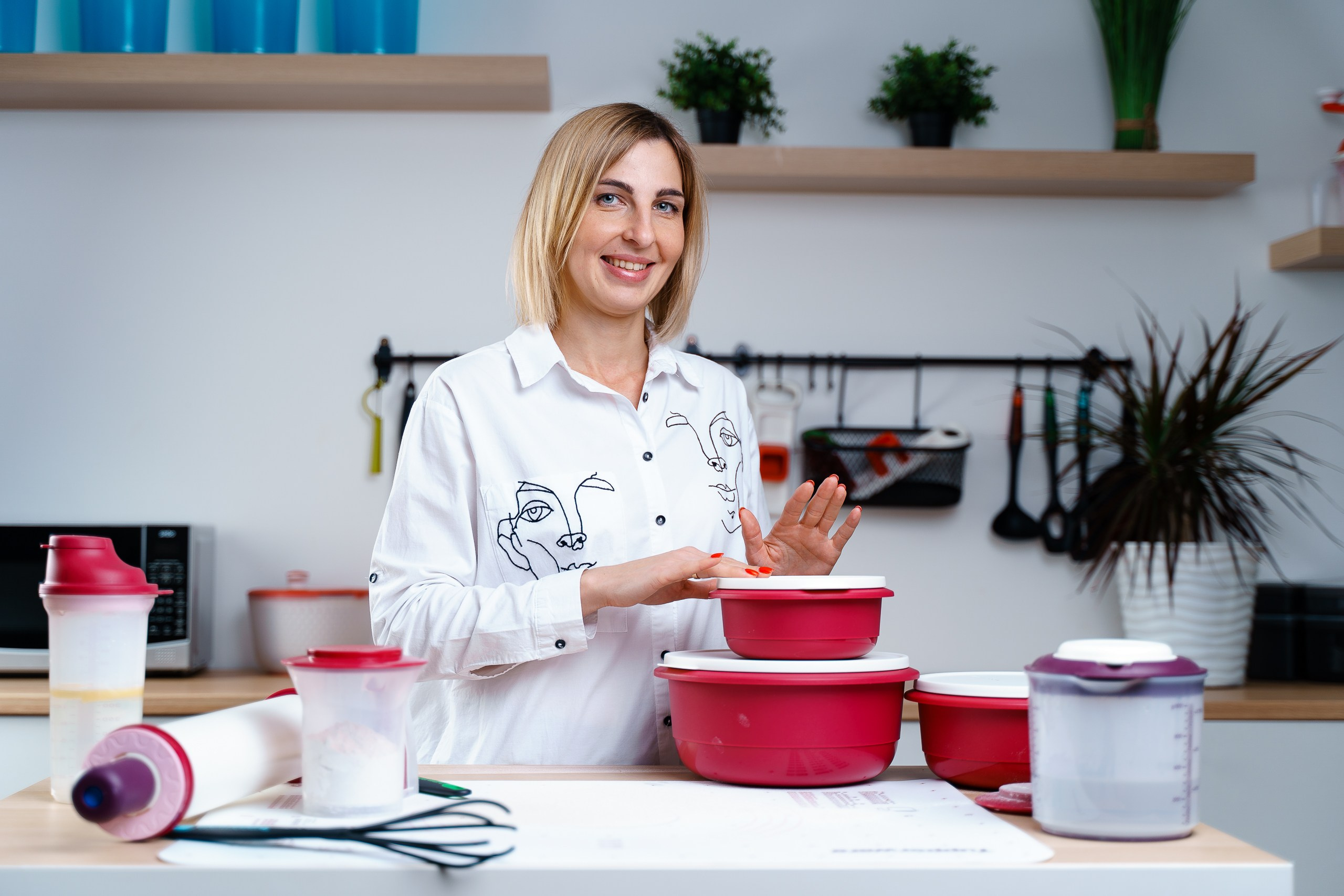 Контент-съёмка для студии Tupperware в Самаре