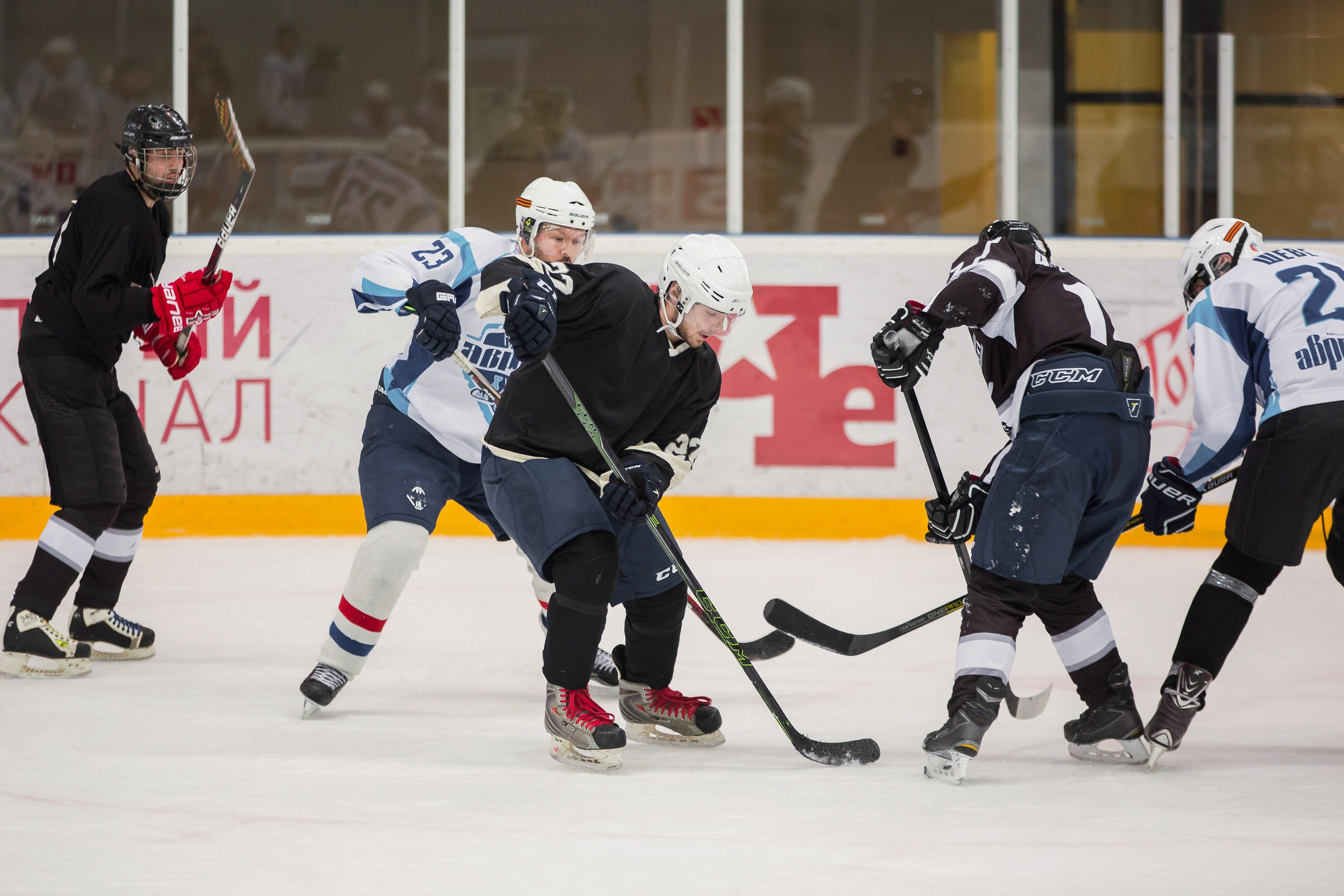 Хоккей для «Work&Sport». Снимаю съемки