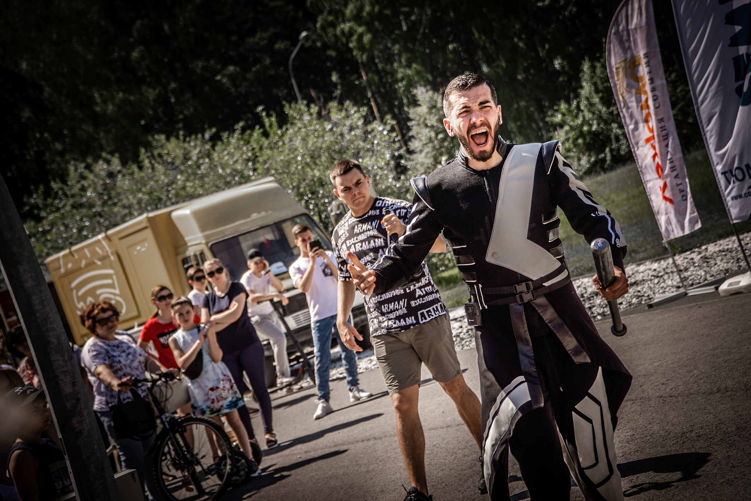 Фестиваль на газоне, барабанное шоу Hit Beat, Тюмень