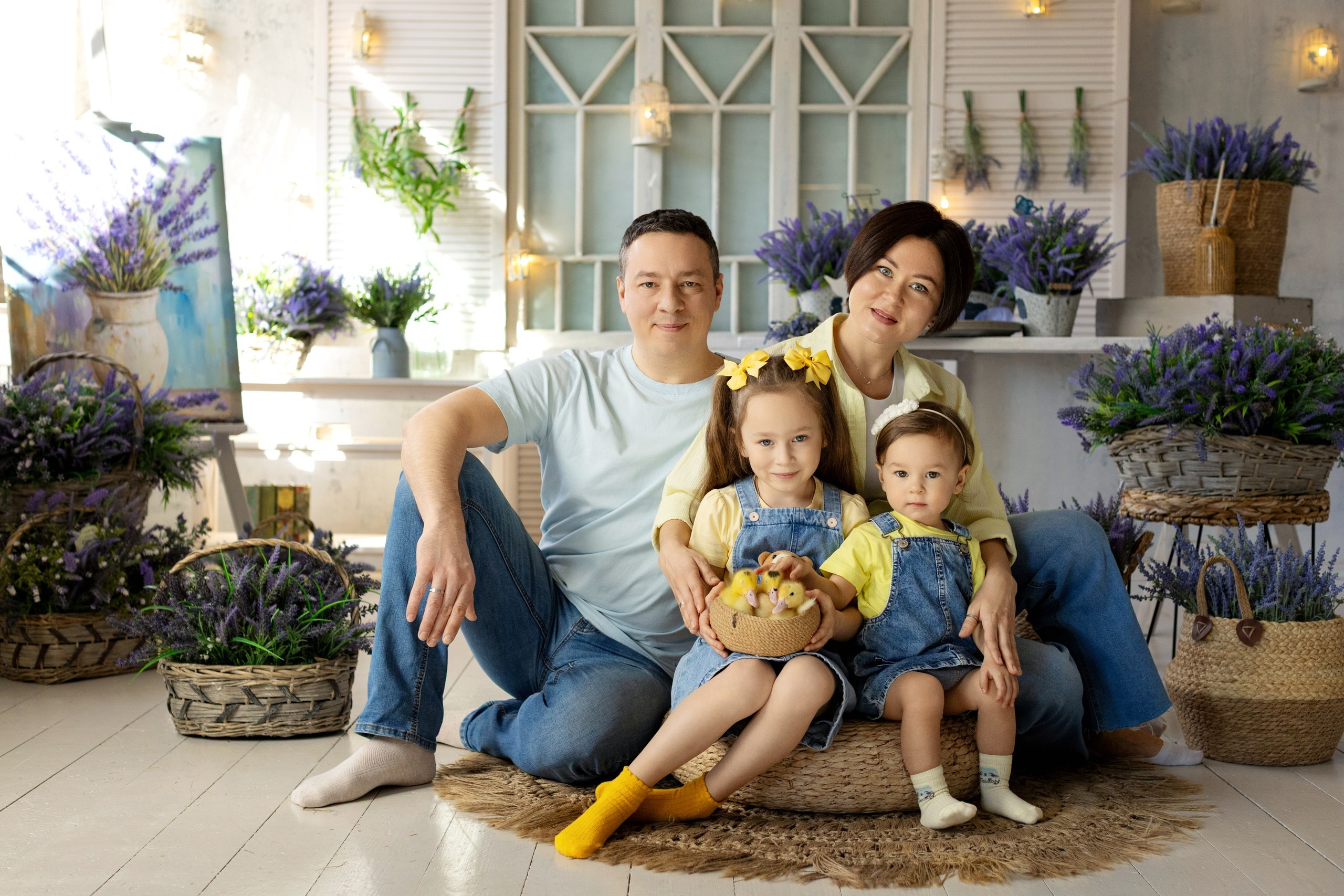 Фотосесии с Утятами и Кроликами (Пасхальные Фотосессии). Семейный и Детский фотограф в Москва Скворцова Татьяна