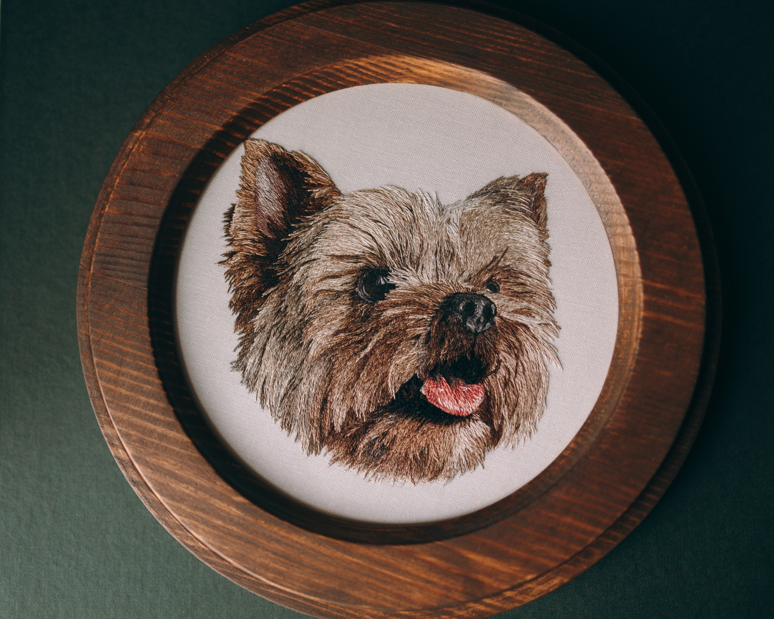 Портфолио. Портретная вышивка питомцев