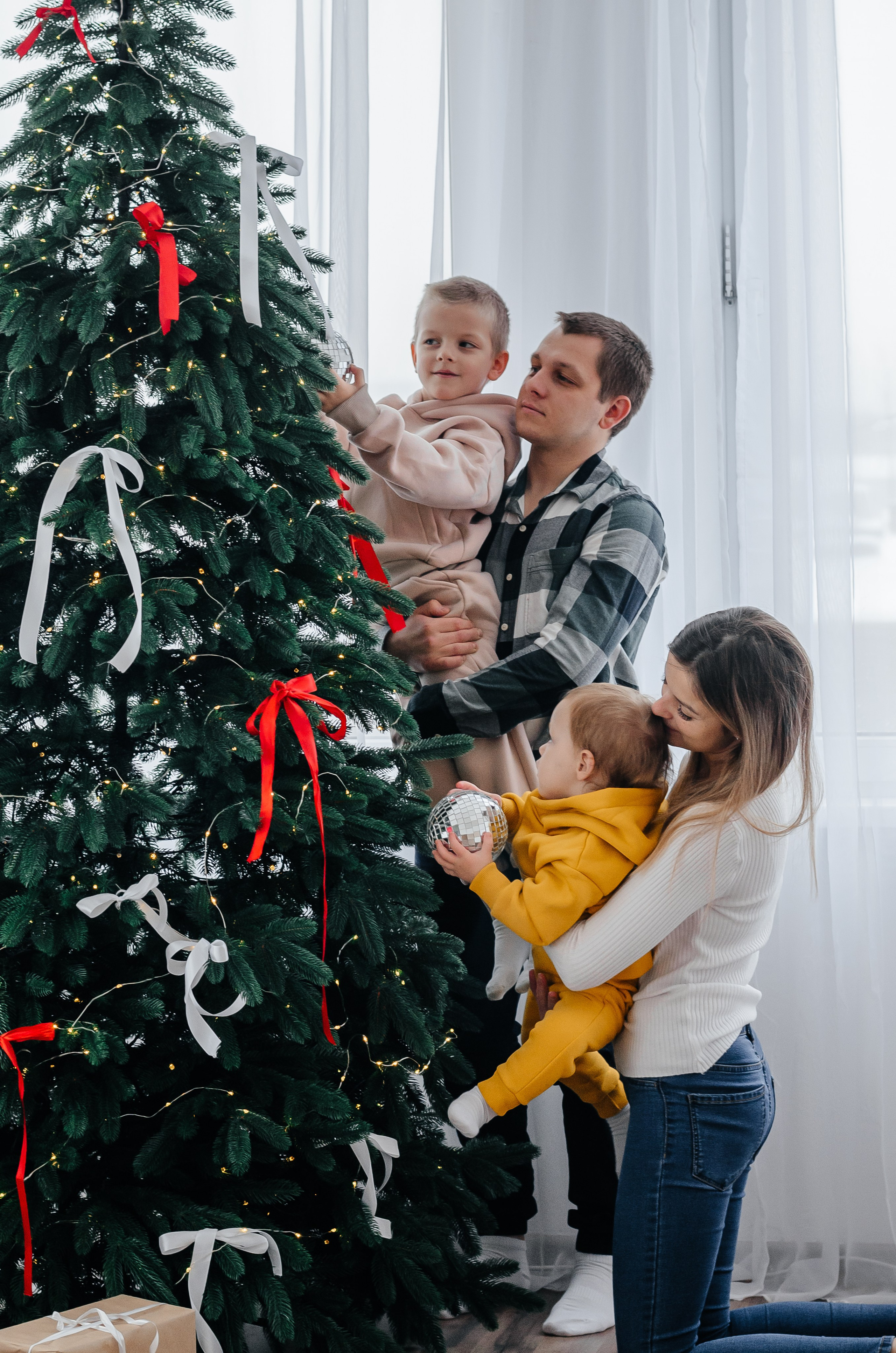 Семейная новогодняя фотосессия. Свадебный фотограф в Сергиевом Посаде недорого Ольга Гузанова