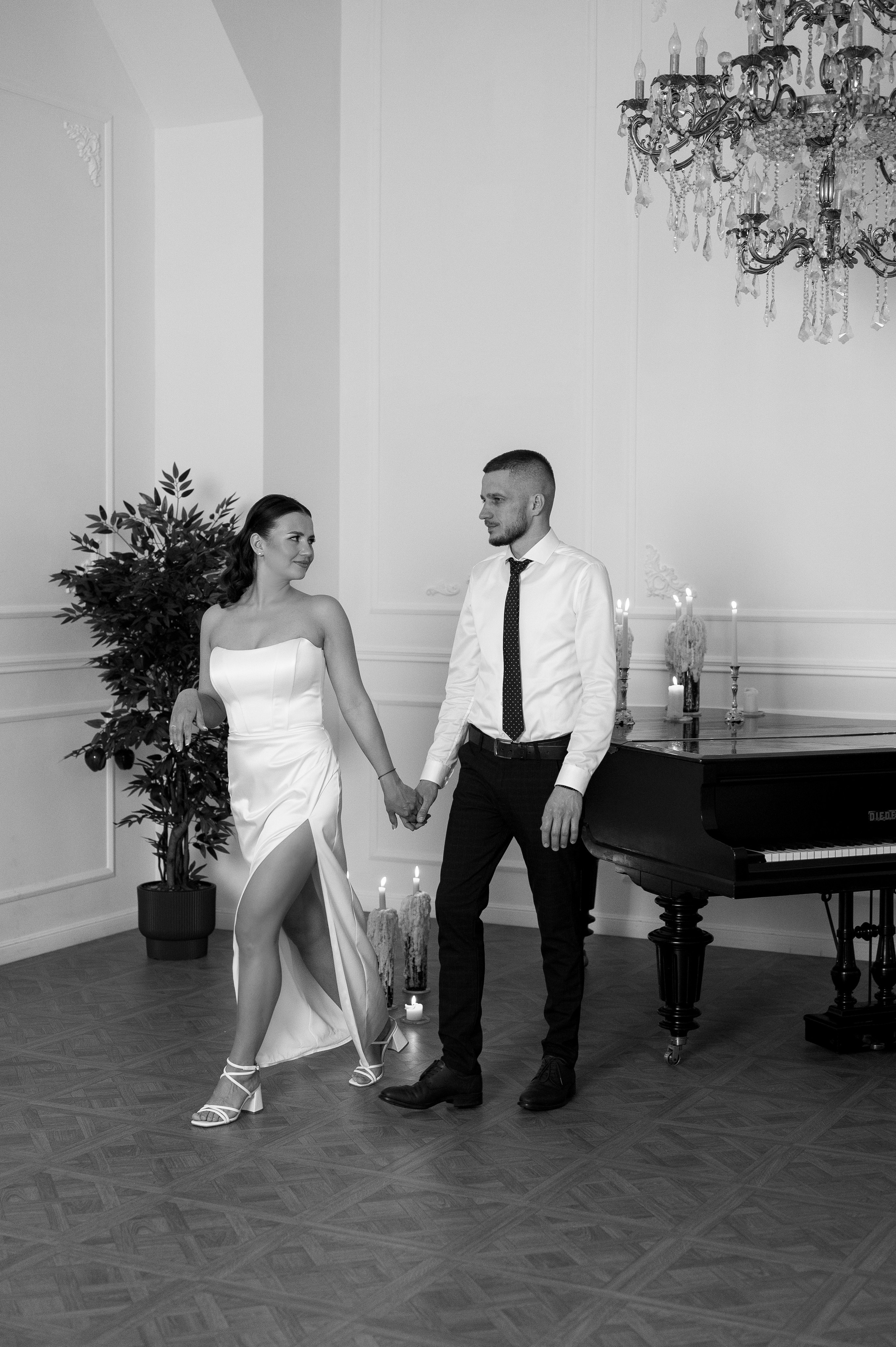 Свадебная фотосессия в студии. Свадебный и семейный фотограф в Краснодаре Алина Мельник