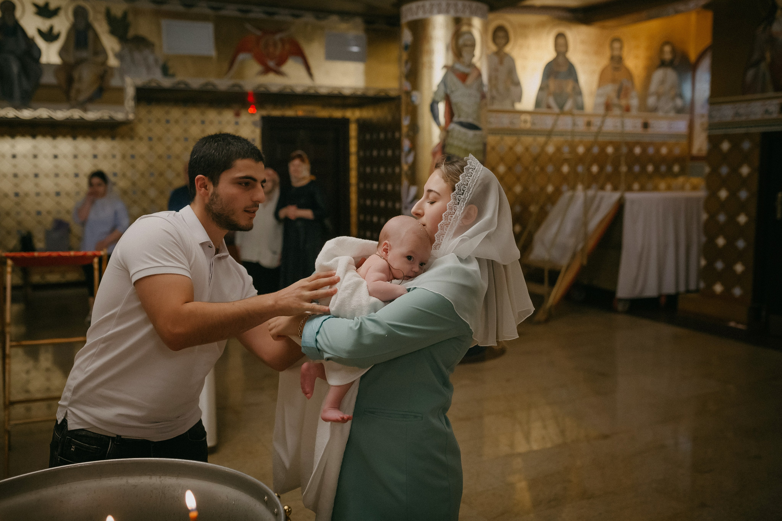 Крещение Софии. Храм Никольский. Семейный фотограф в Сургуте