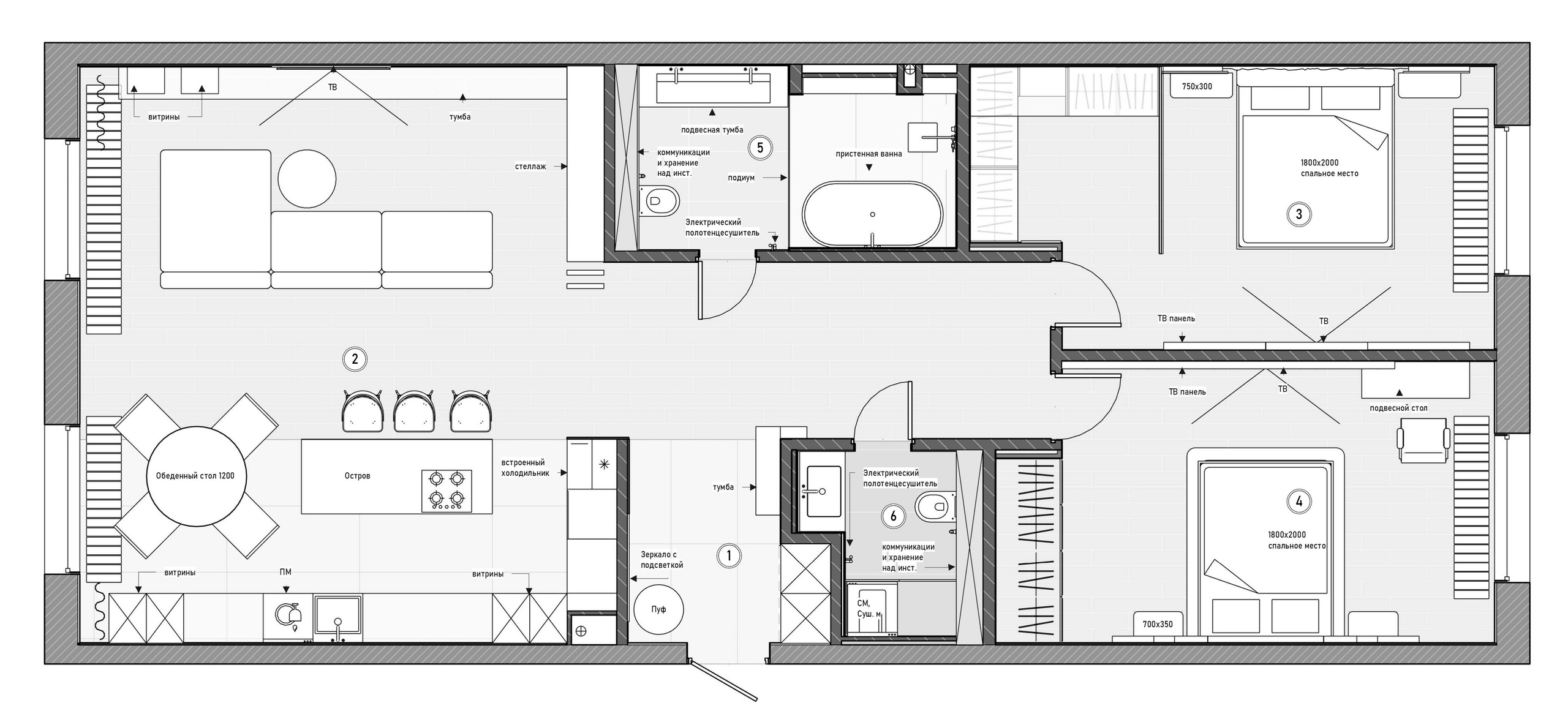 ЖК Петровская Доминанта. Дизайнер интерьера | Сабир Ульмаскулов