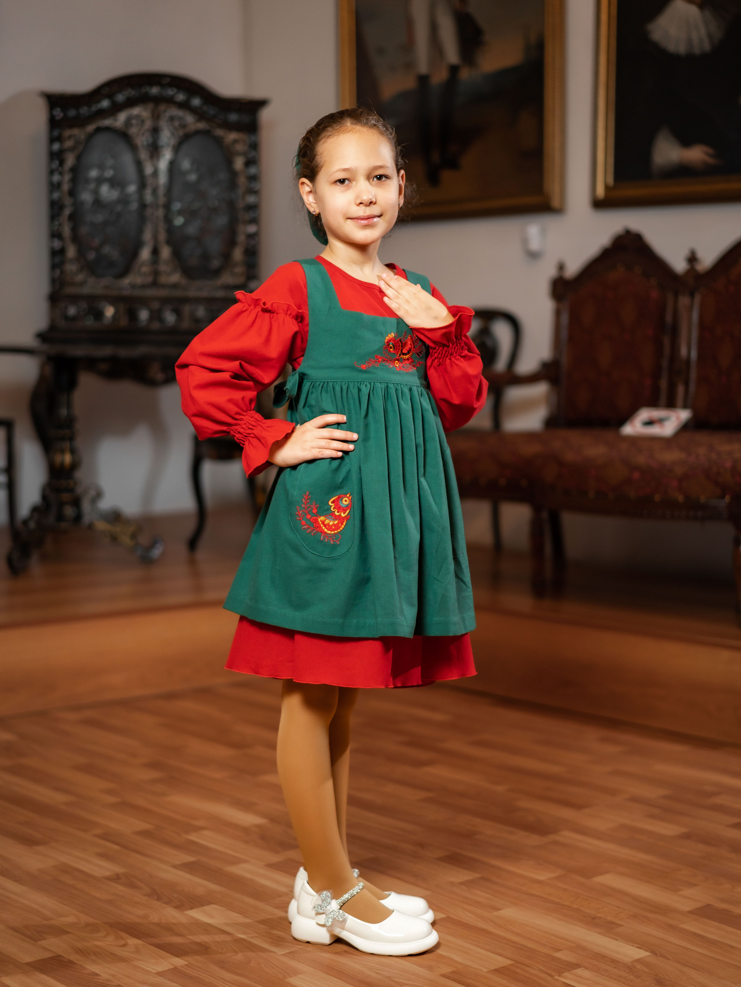 Показ одежды в рамках выставки «105. Лучшее». Фотограф Москва