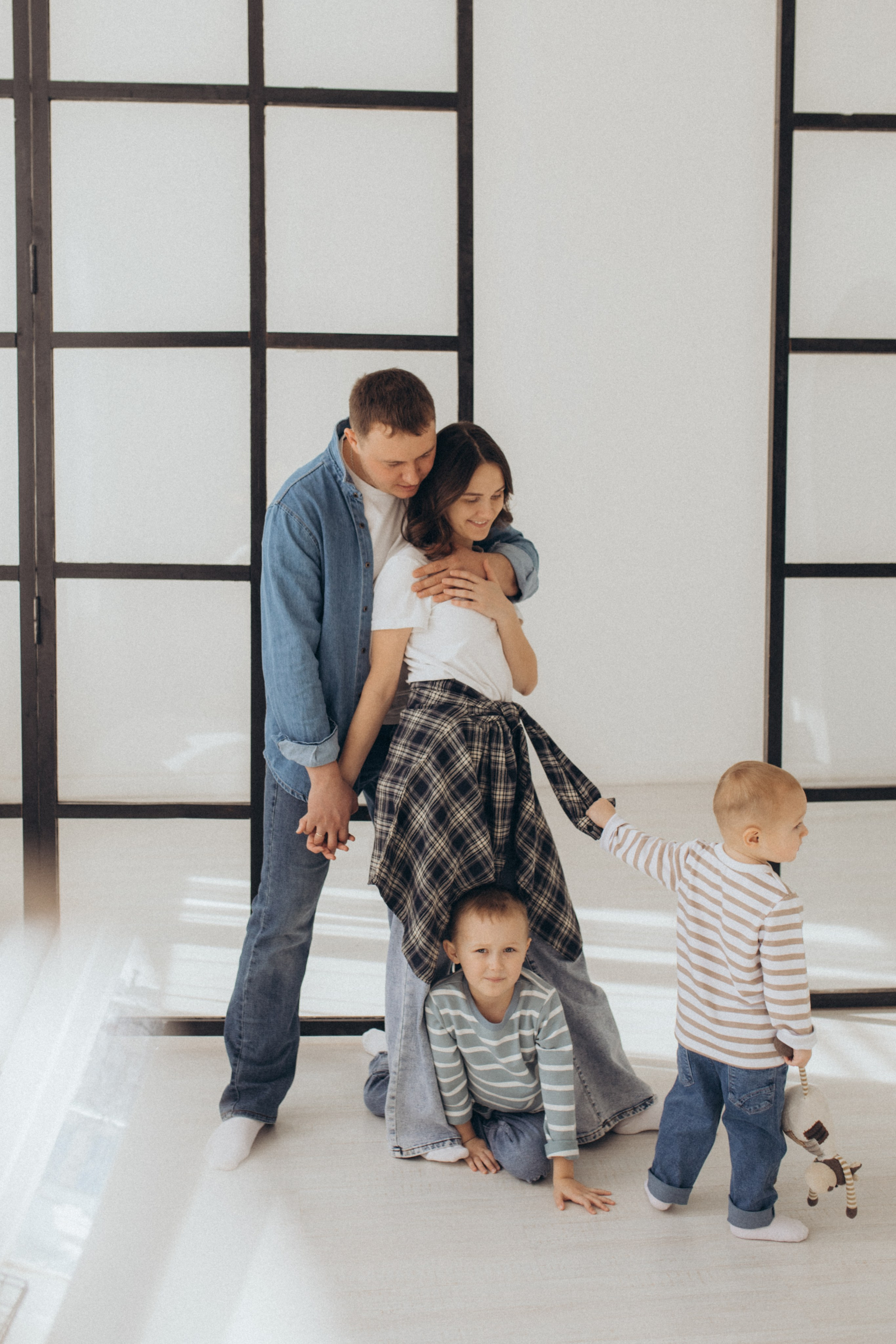 Сергей, Настя и мальчишки. Свадебный и семейный фотограф в Белгороде Евгения Курочкина