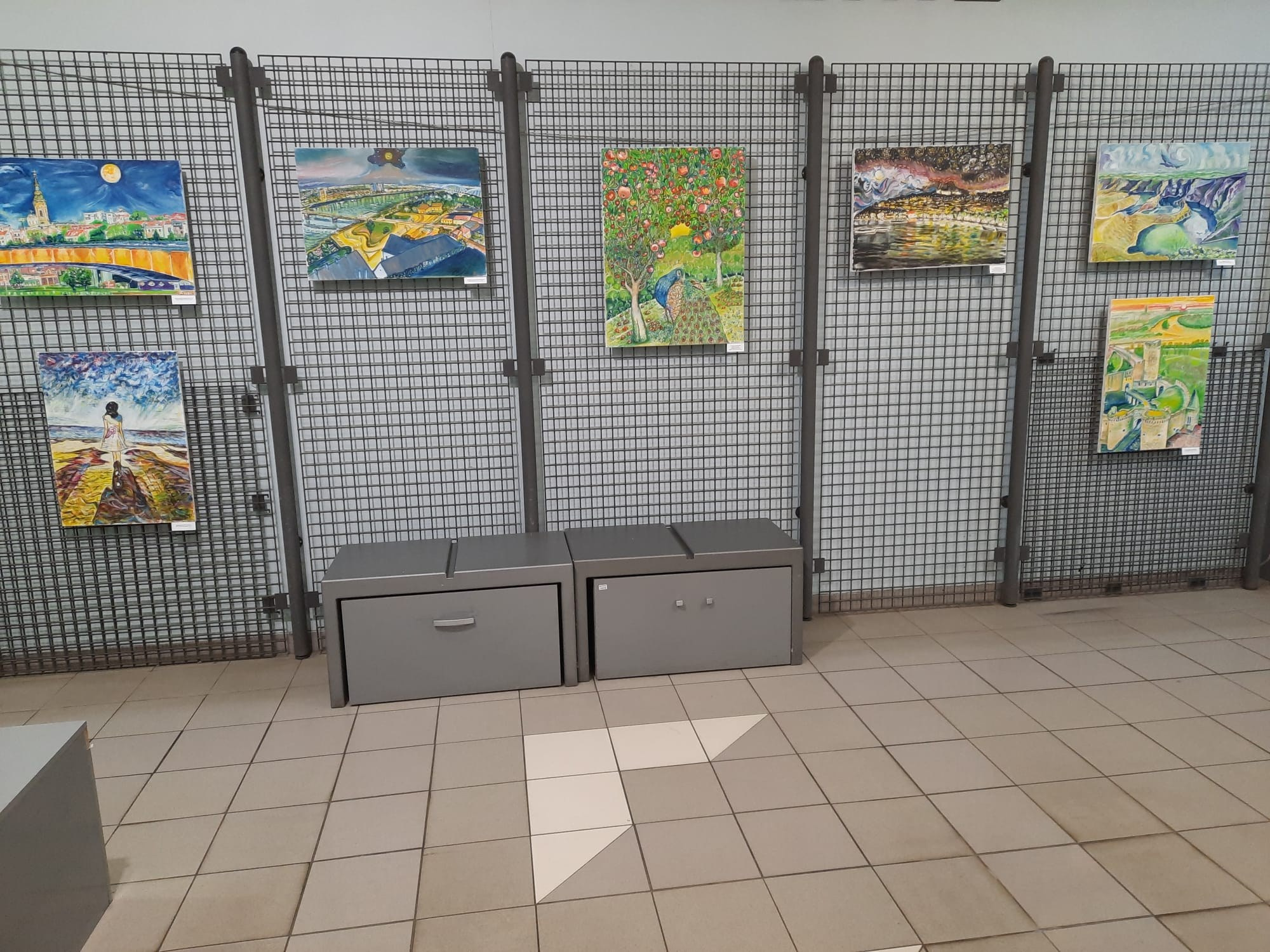 Персональная выставка в городе Шид, Сербия. Художник пост-импрессионист Татьяна Маевская