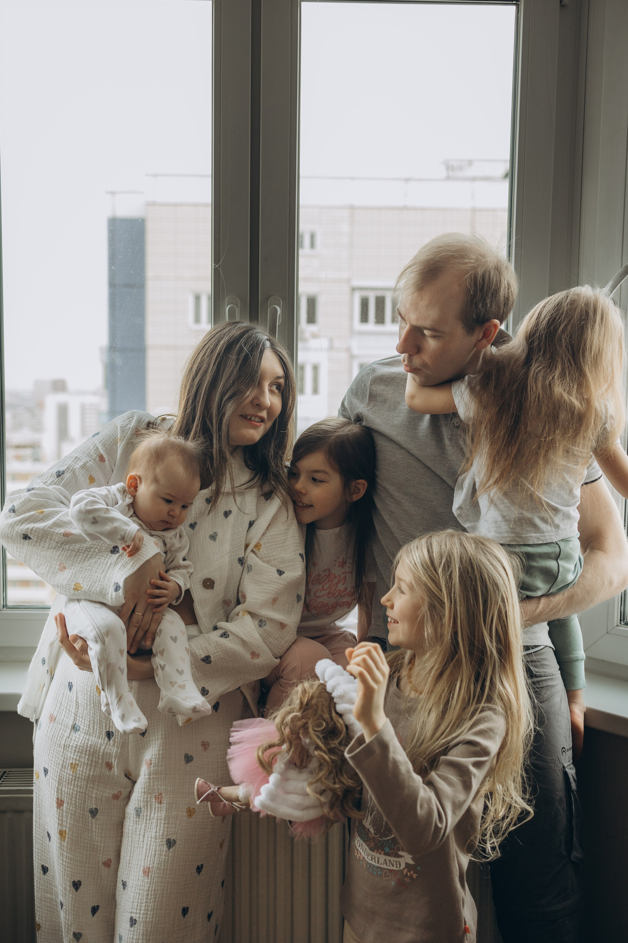 Эля, Вася, Алиса, Ева, Мира и Яся. Семейный фотограф в Москве Виктория Ястребинская