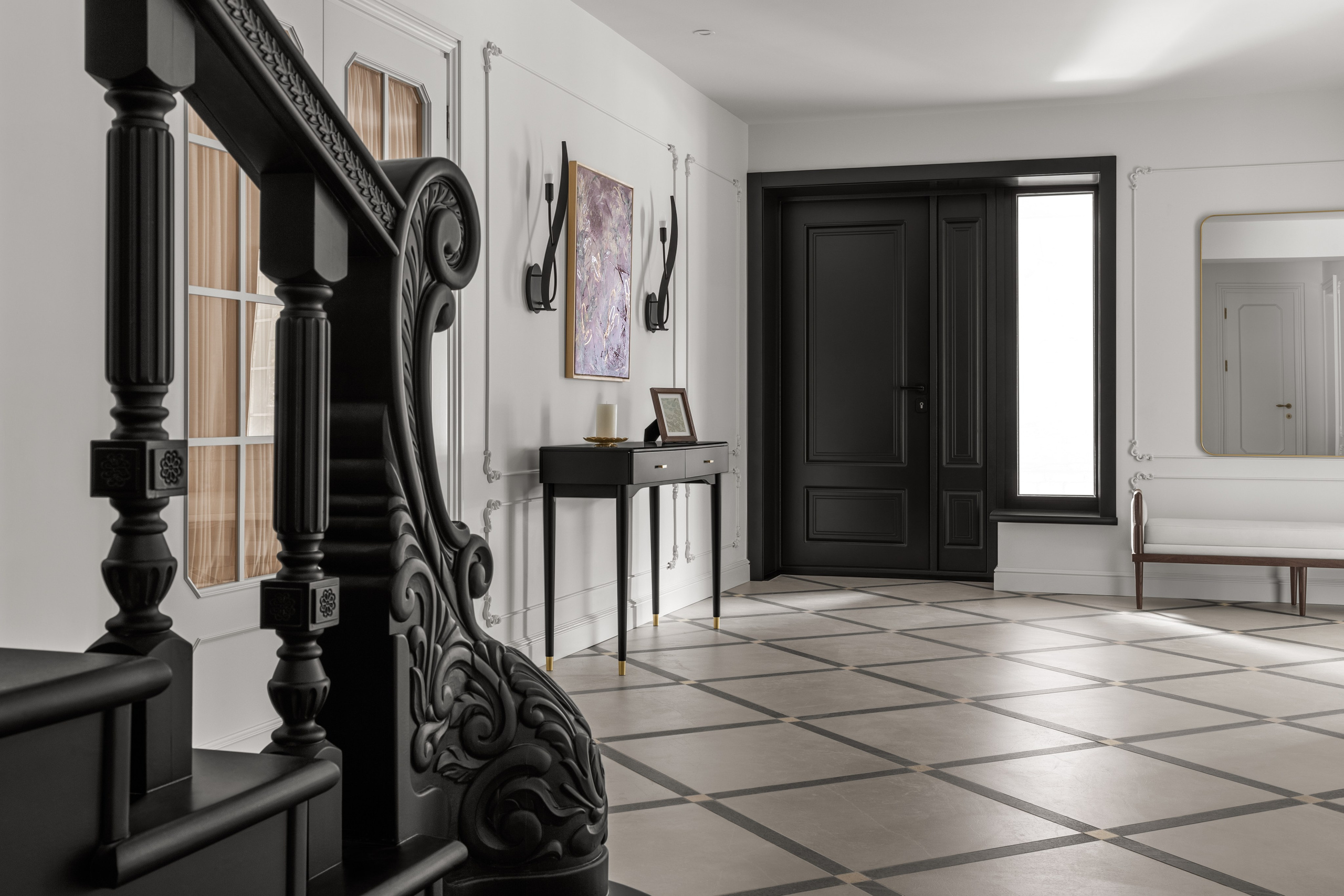 Профессиональная фотосъёмка дизайна интерьера коттеджа в г. Алматы. Роман Якунин — интерьерный фотограф в Алматы