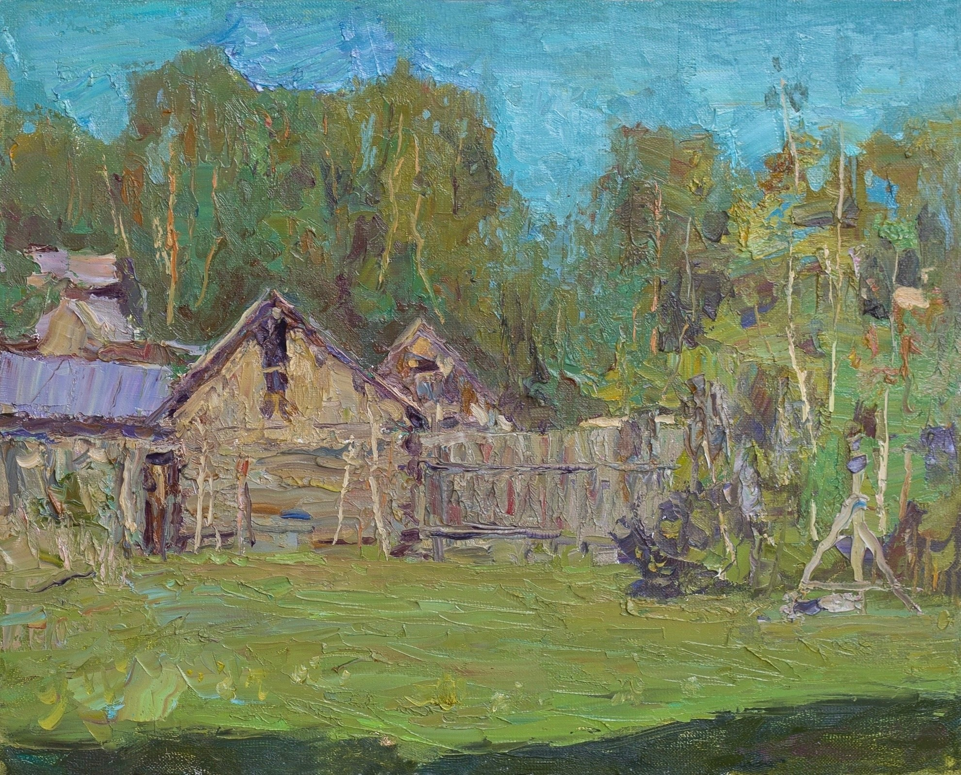 Полдень. Художник Александр Каверин