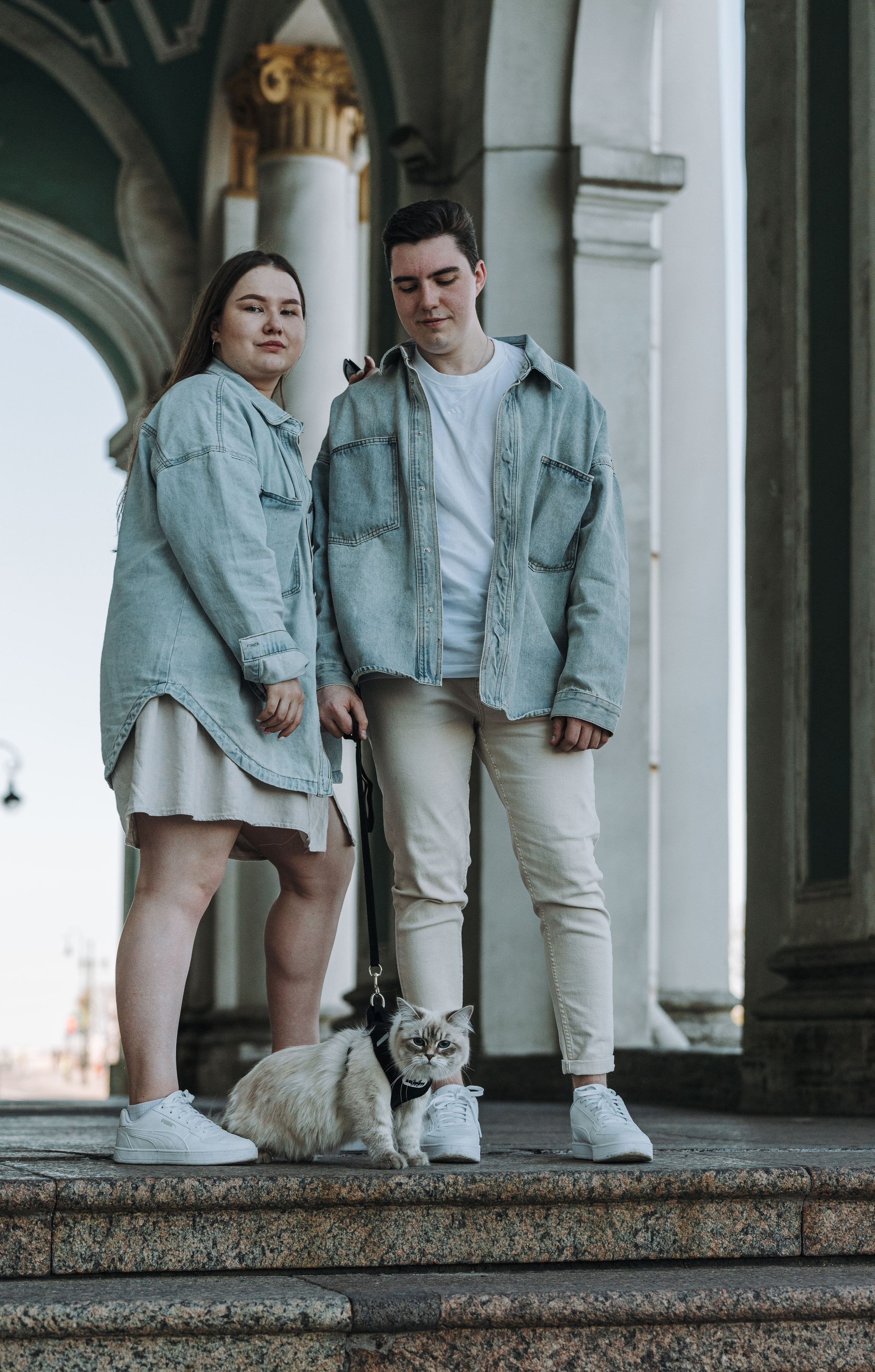 Сильвия, Полина и Никита. Фотограф анималист в Спб недорого Олеся Майорова