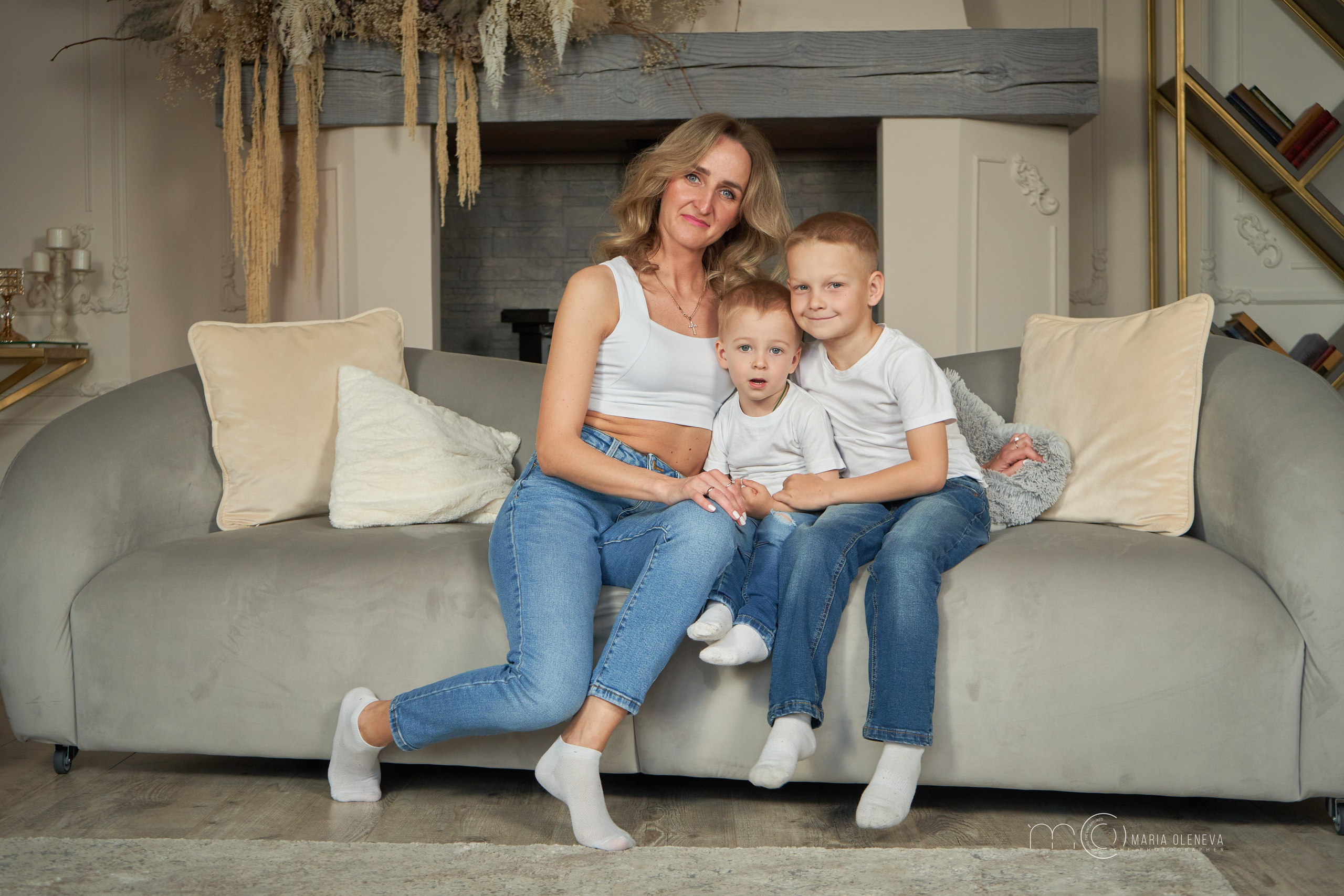 Снежно семейное. Фотограф Мария Оленева