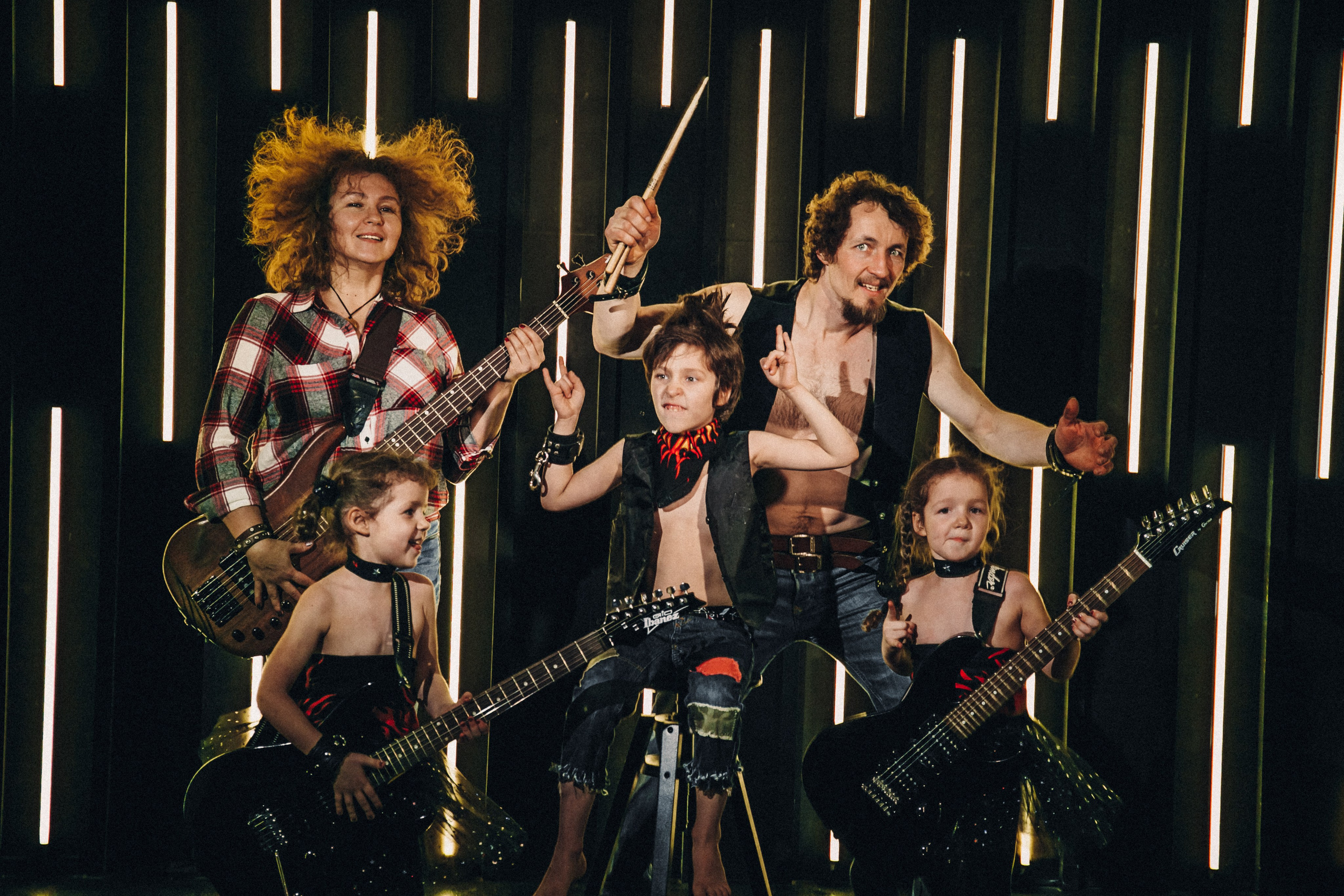 Семейная новогодняя фотосессия Самара. Фотограф Сергей Логинов