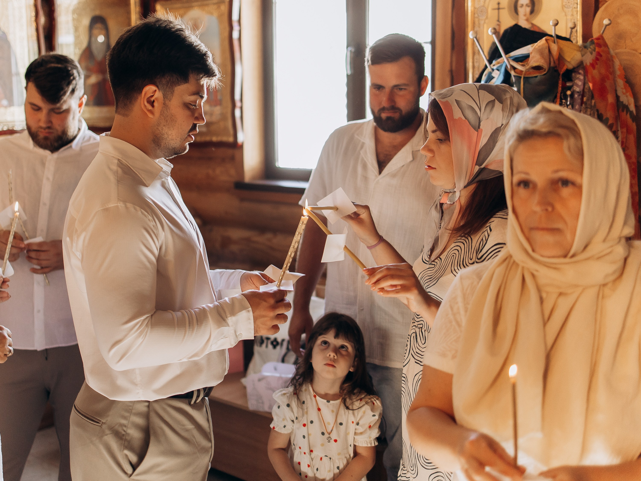 Таинство Крещения Татии. Семейный фотограф в Краснодаре Храмова Анна