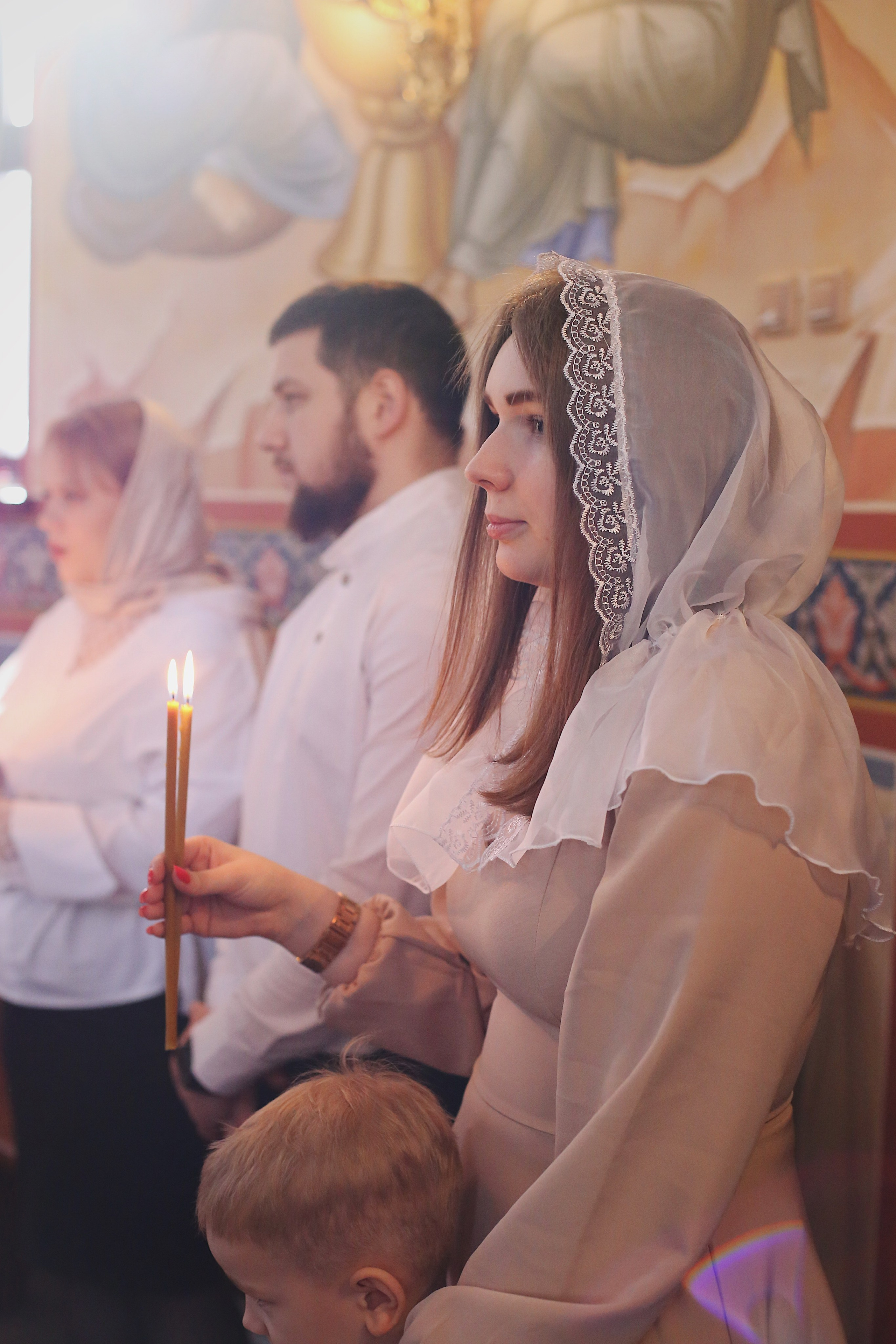 Таинство крещения Варвары & Савелия. Фотограф Пирумян Анна. г. Сургут, г. Воронеж