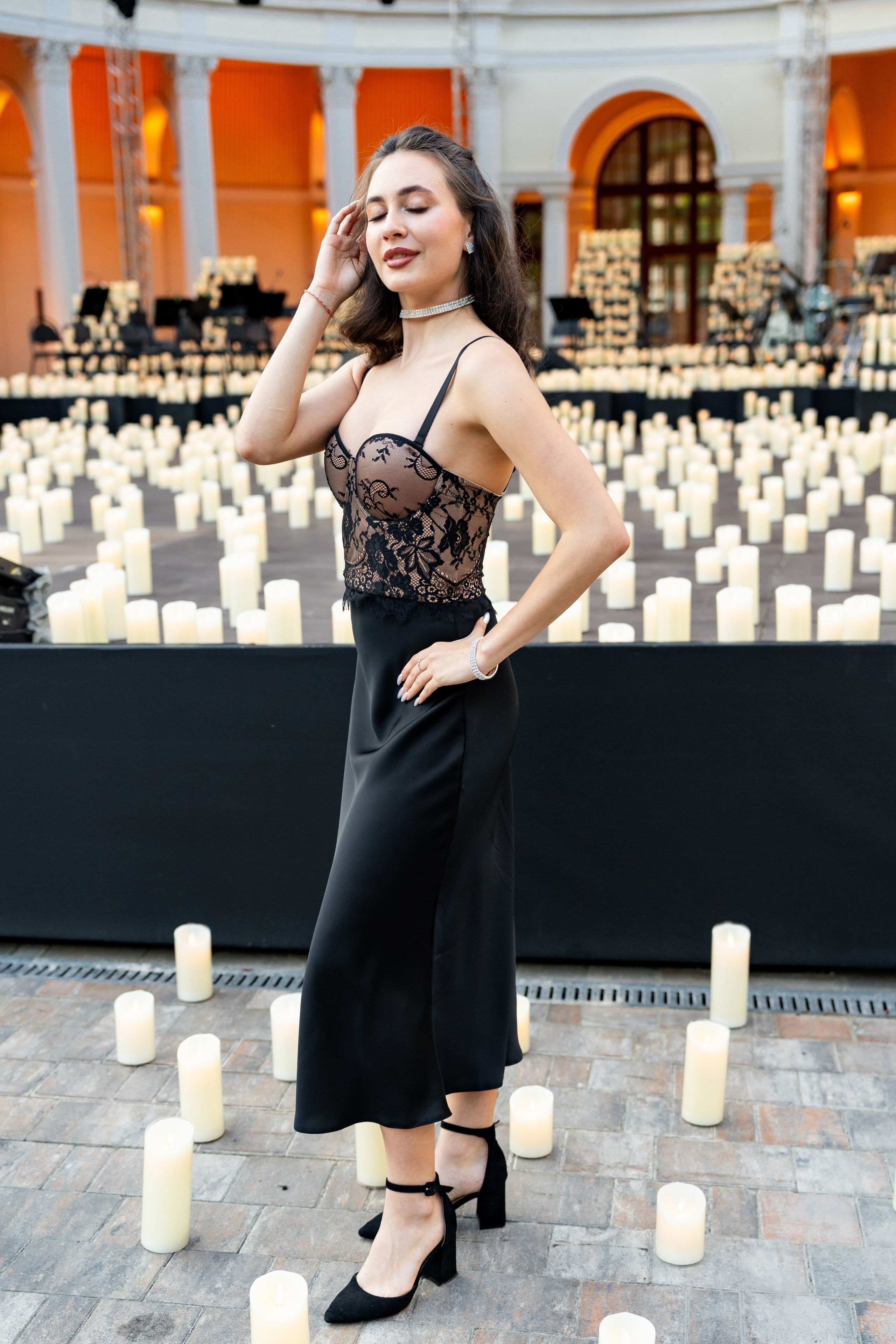 Симфонический оркестр Lumisfera при свечах. Фотограф Никита Комаров