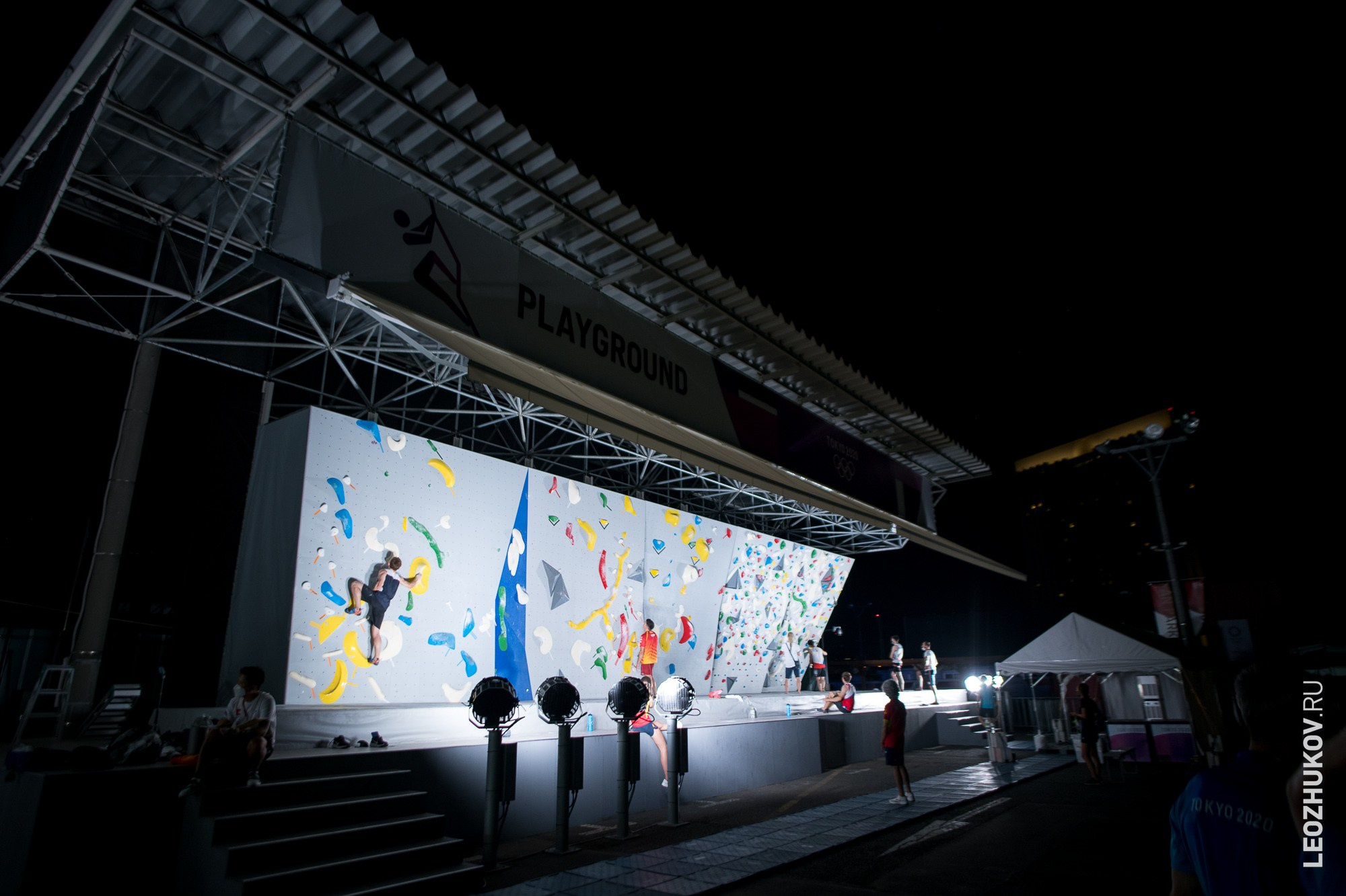 Tokyo-2020 Olympic games. Sports photographer Leonid Zhukov