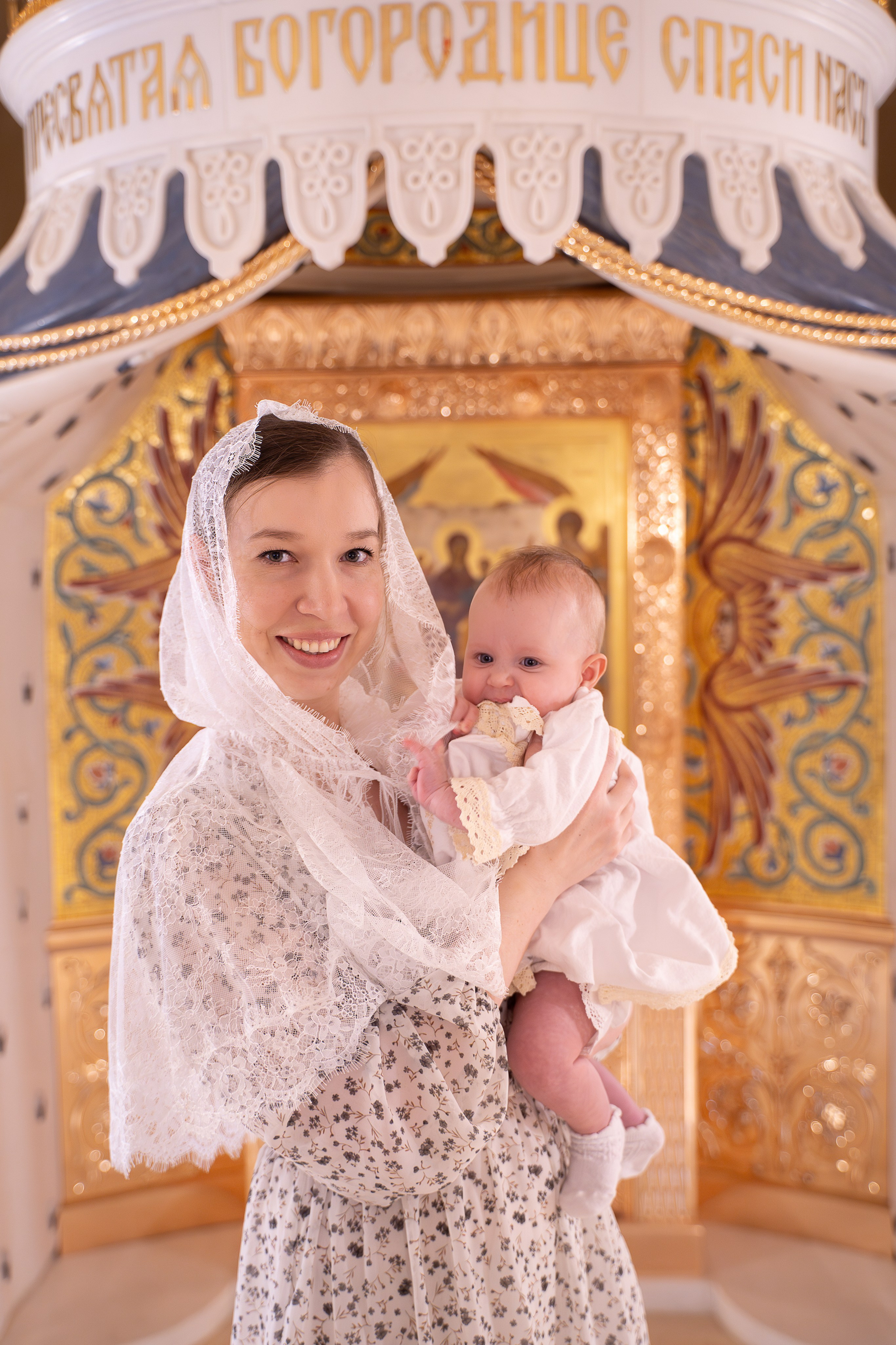 Двойное крещение. Фотограф на роды Москва Ольга Летучева