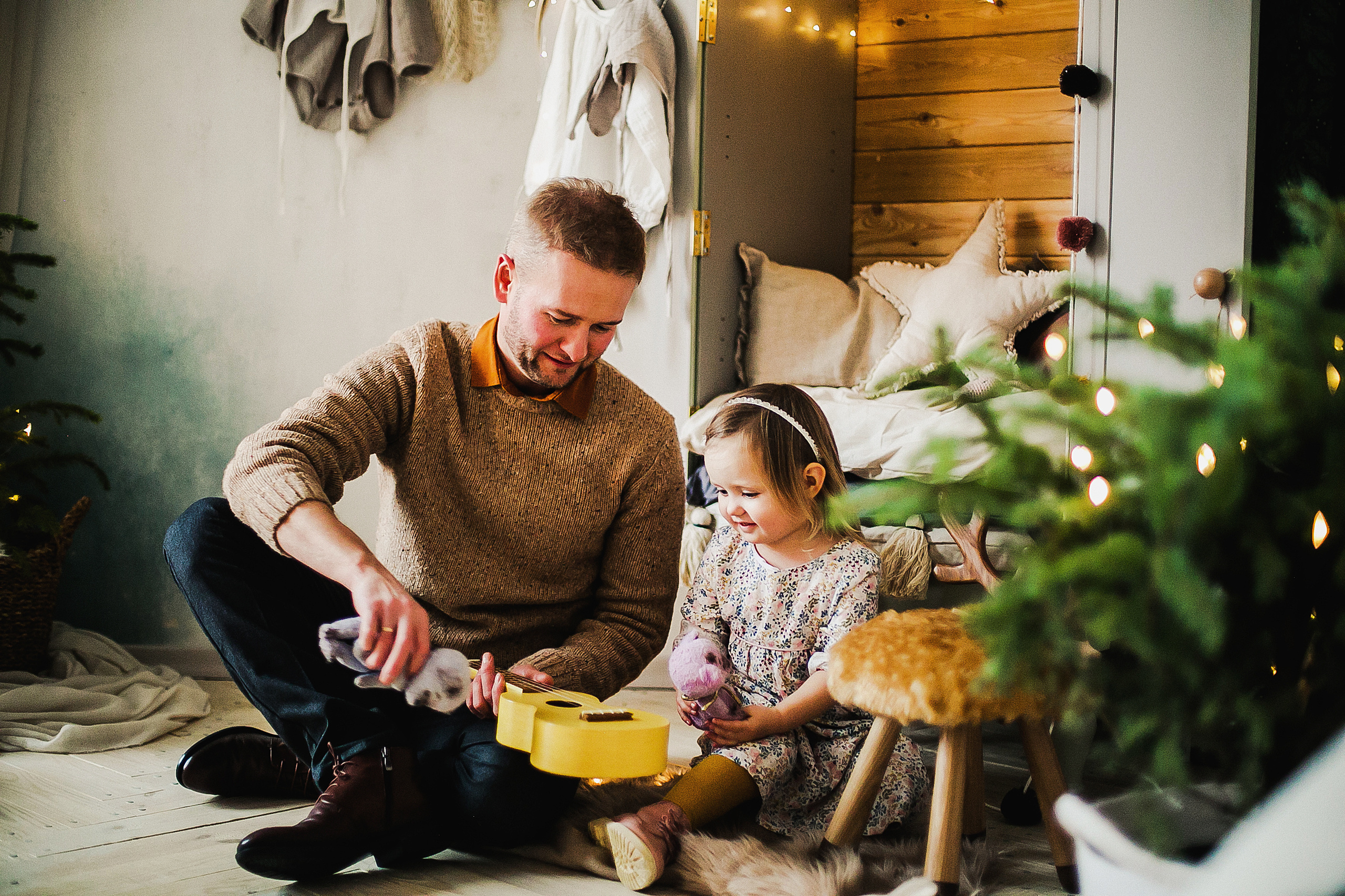 Мила и родители, время волшебства. Фотограф Полина Егорова город Тюмень