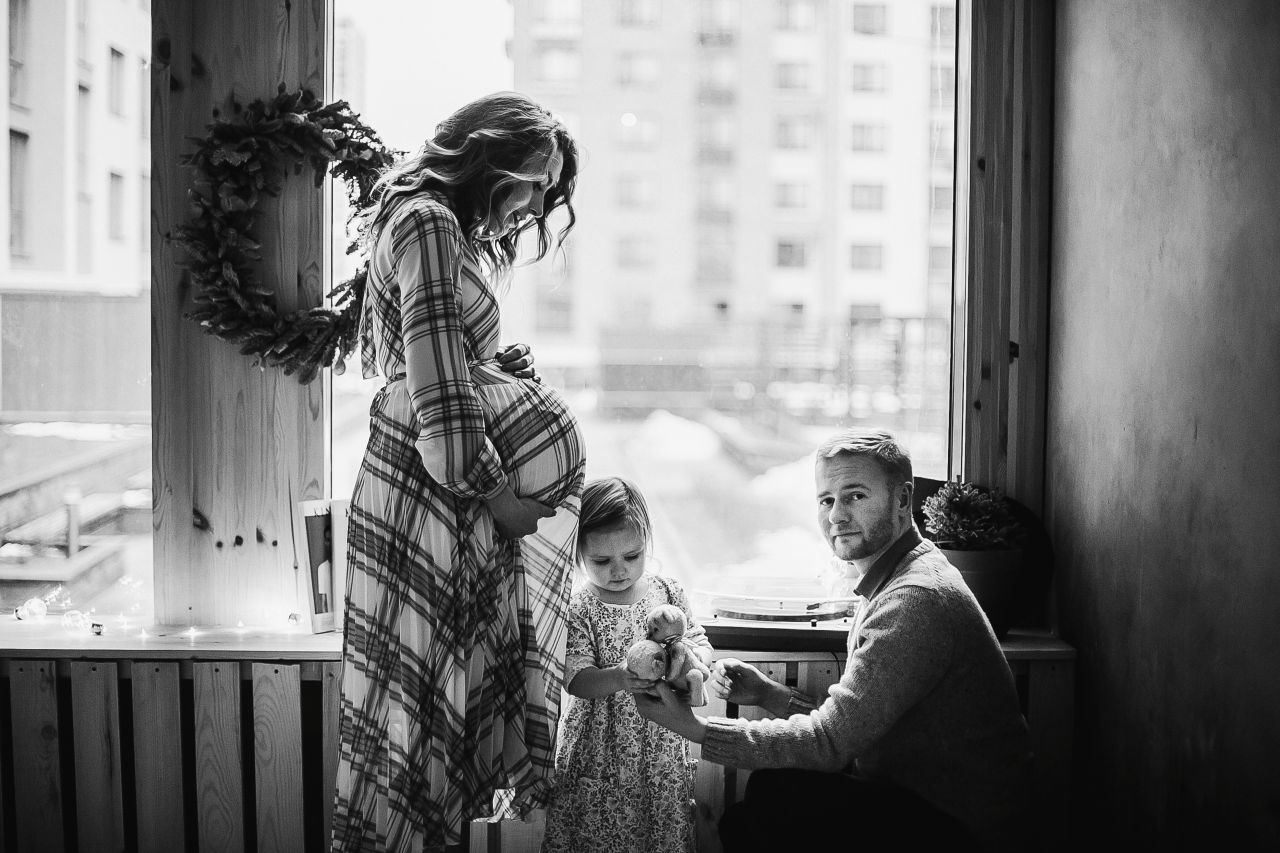 Мила и родители, время волшебства. Фотограф Полина Егорова город Тюмень