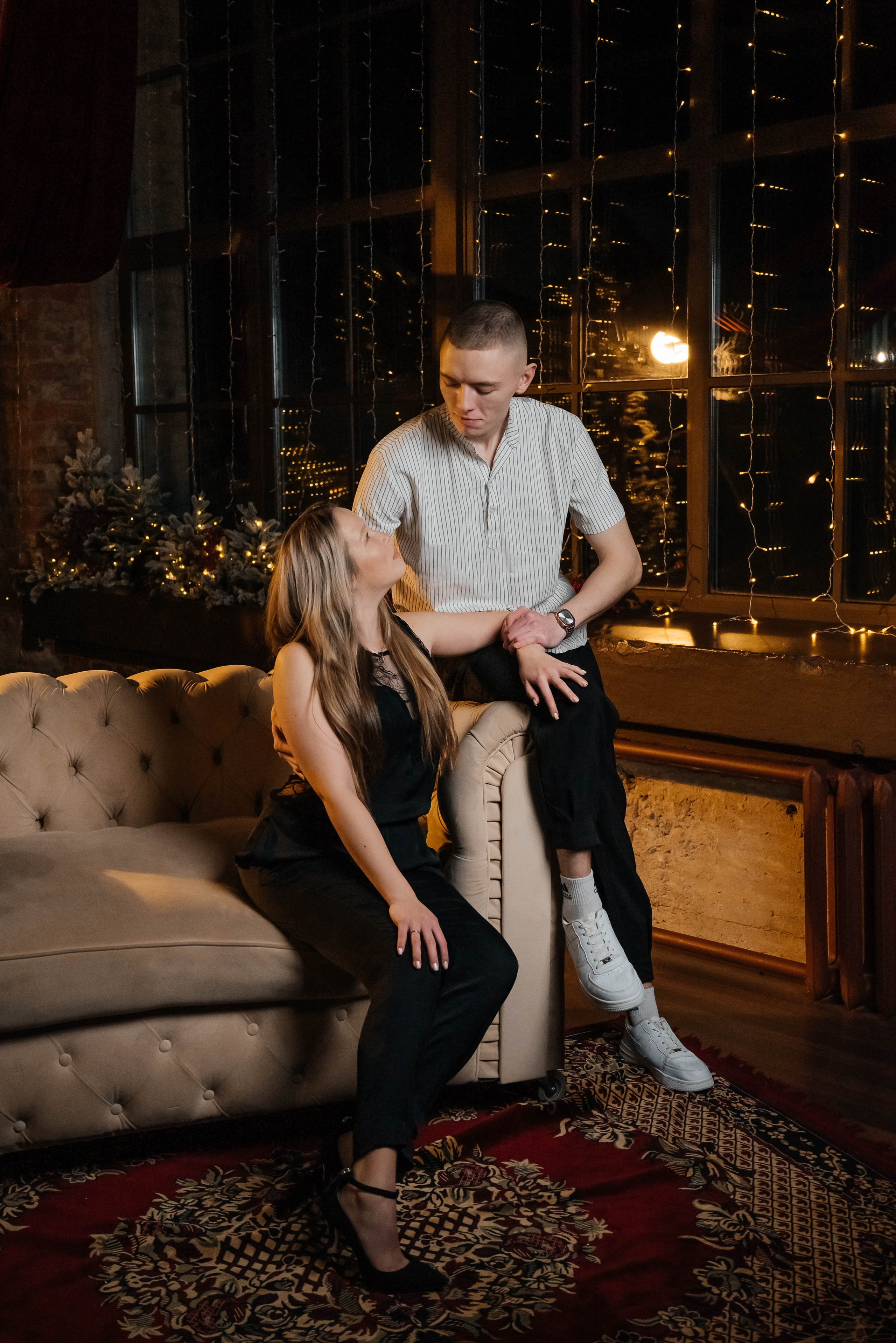 Новогодняя съёмка для Виктории и Вадима. Свадебный и семейный фотограф г. Ярославль Савинская Анастасия