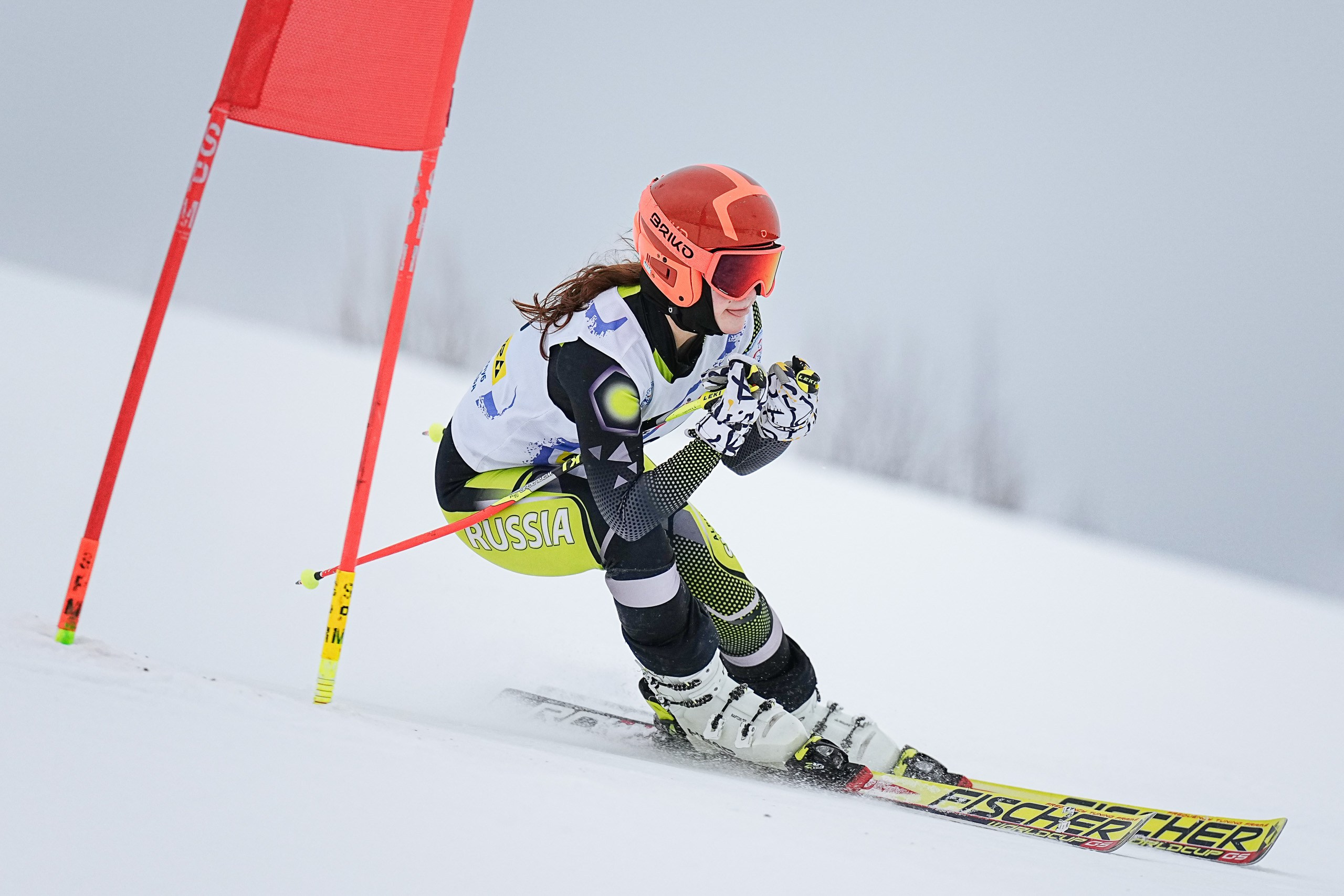 Горные лыжи. Первенство Центрального Федерального Округа. GS U16 Шуколово. Фотограф Студитский Евгений