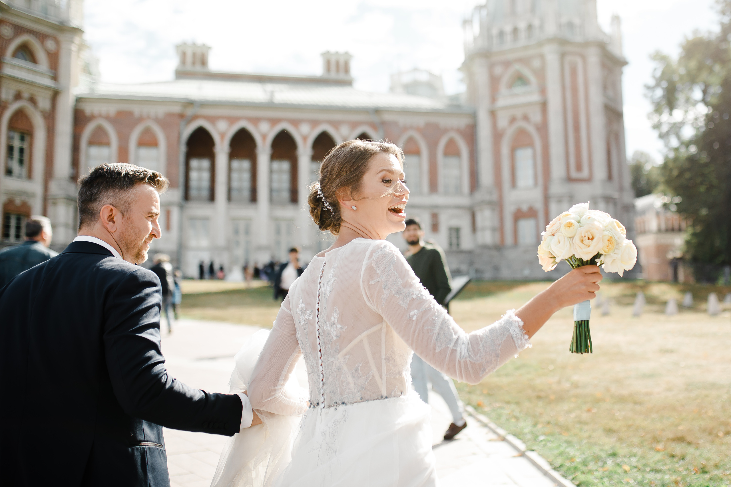 Дарья и Александр|Усадьба Царицыно. Свадебный фотограф Серпухов — Москва Ольга Васильева