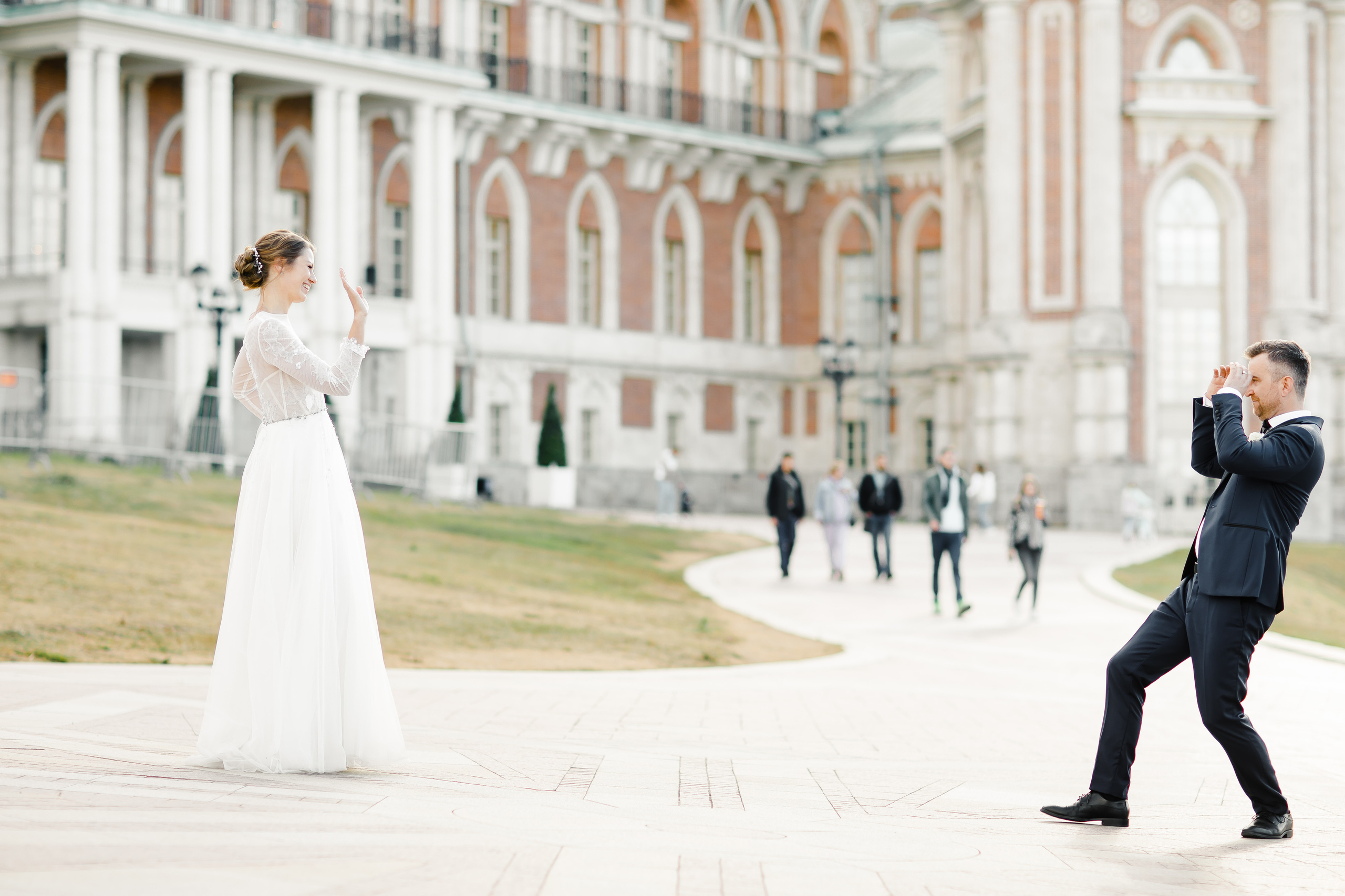 Дарья и Александр|Усадьба Царицыно. Свадебный фотограф Серпухов — Москва Ольга Васильева