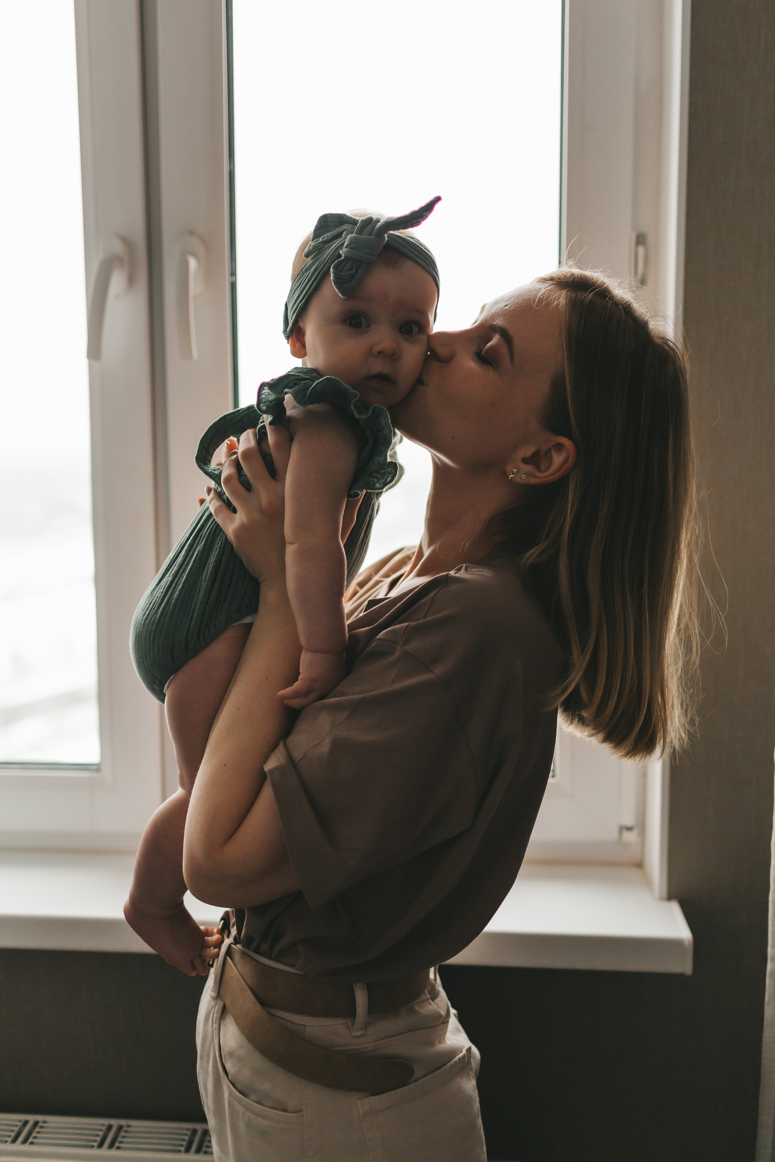 Женя, Юля и Вероника (домашняя фотосессия). Семейный и детский фотограф и видеограф в Москве, Дрокина Наталья