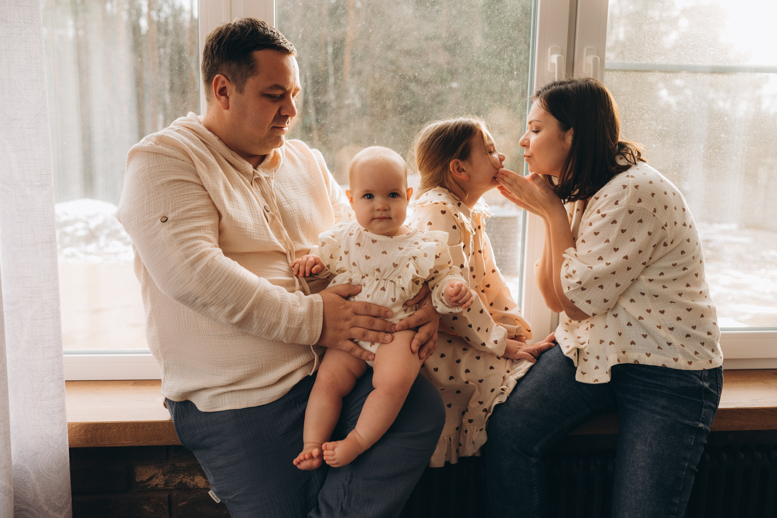 Сергей, Анна, Даша и Маша. Семейный фотограф Юлия Власова
