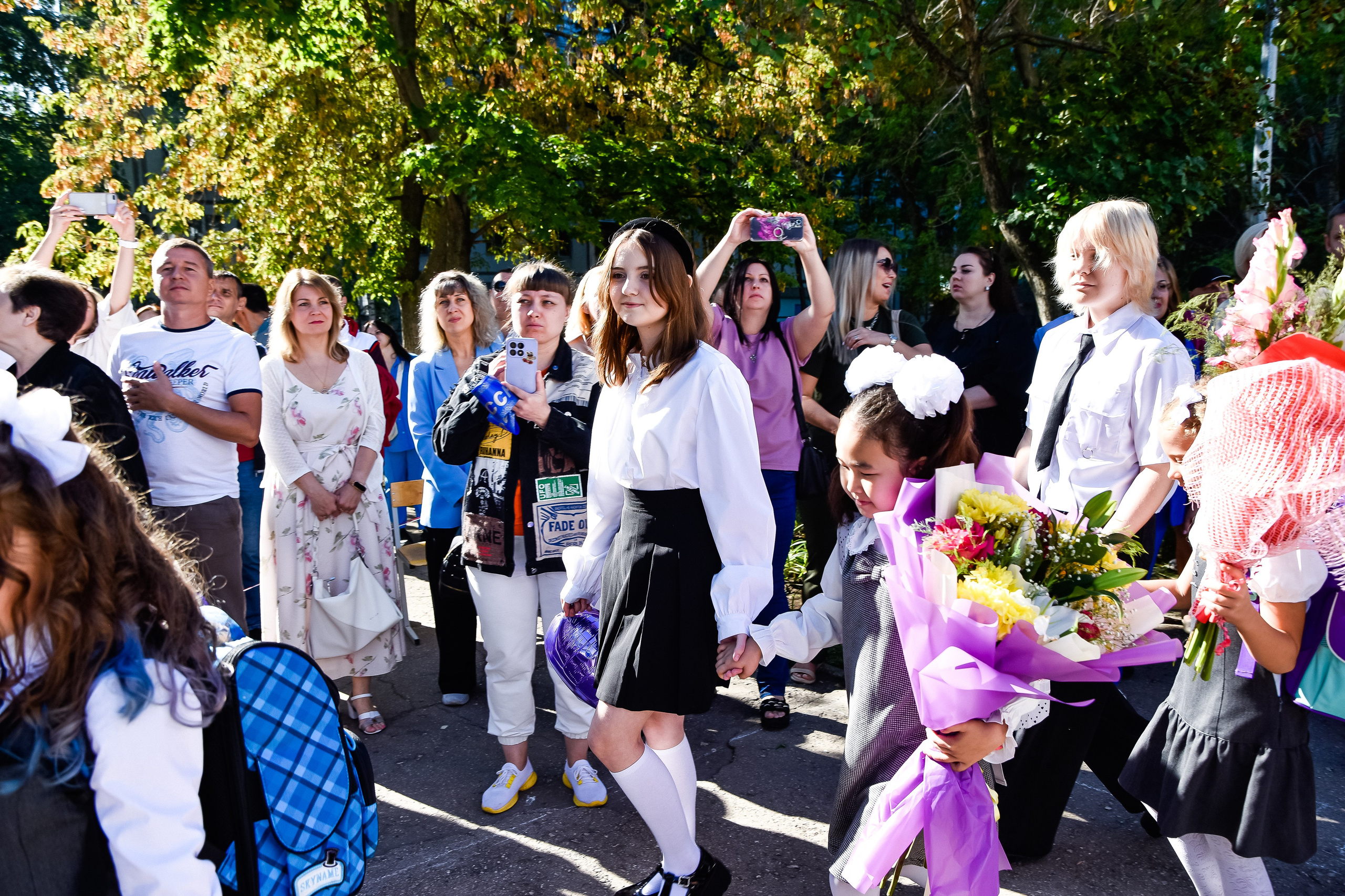 Линейка в школе № 49