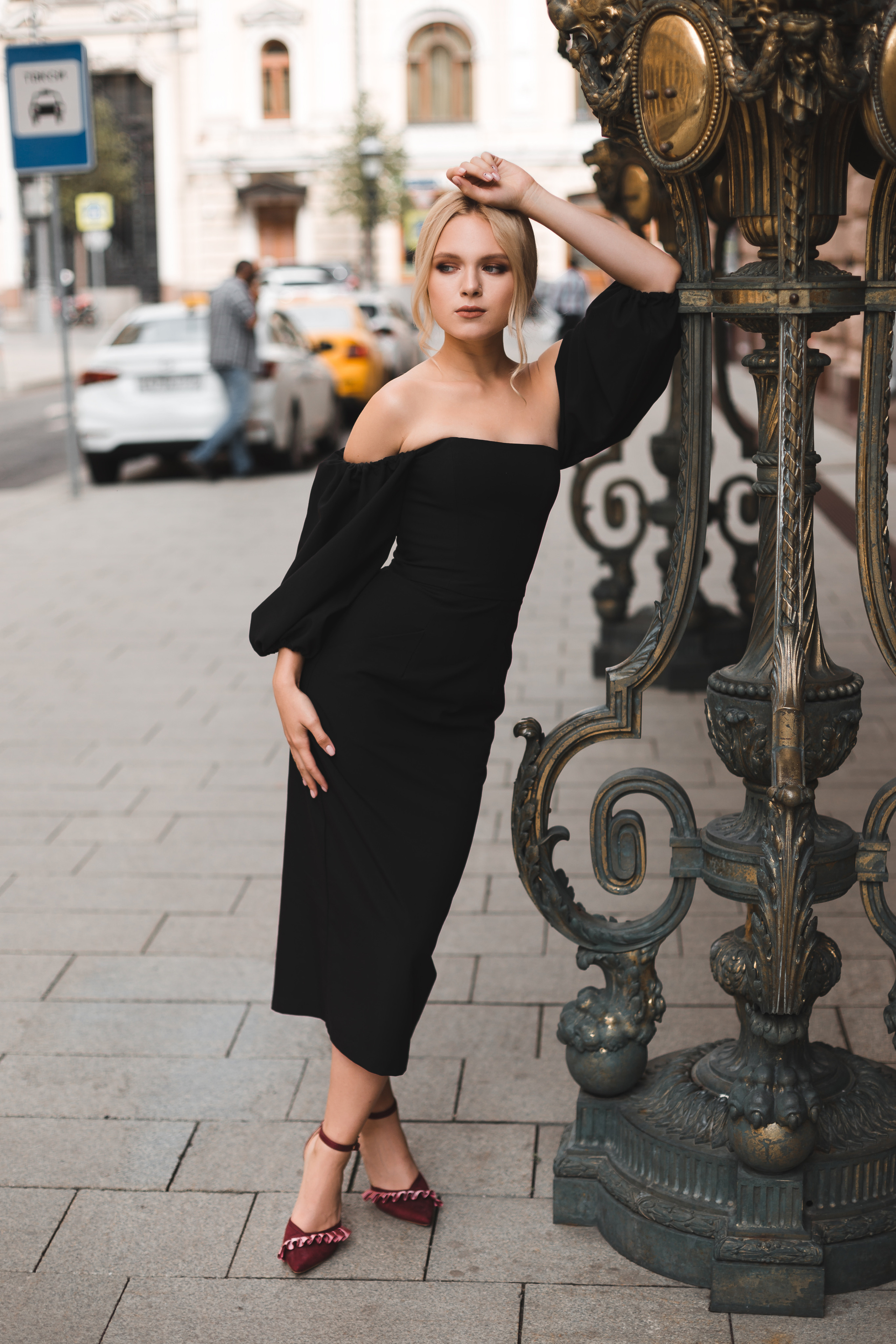 Уличная фотосессия в платье. Brand и контент фотограф