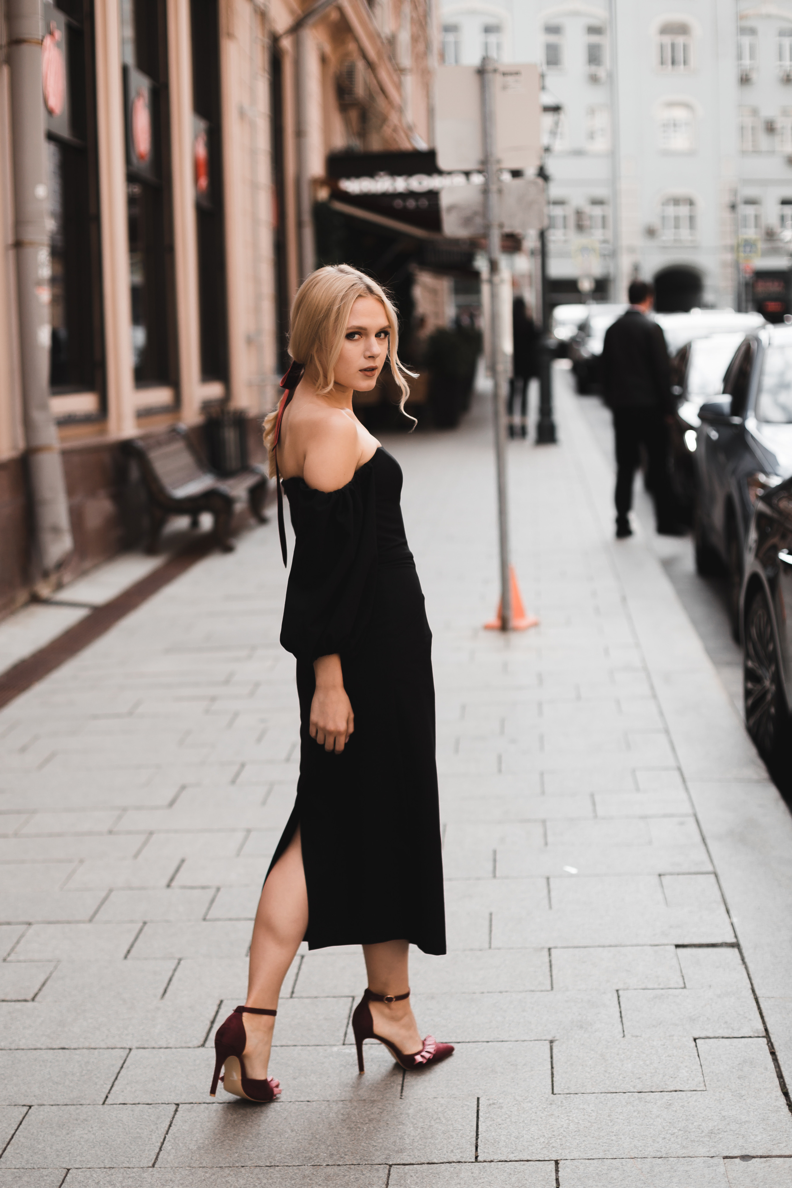 Уличная фотосессия в платье. Brand и контент фотограф