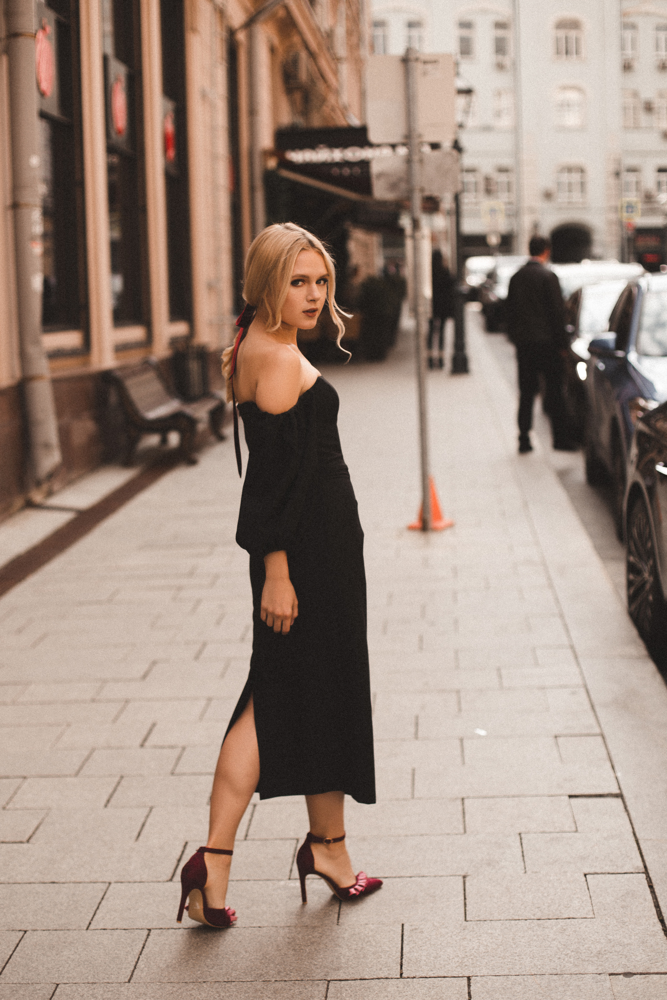 Уличная фотосессия в платье. Brand и контент фотограф