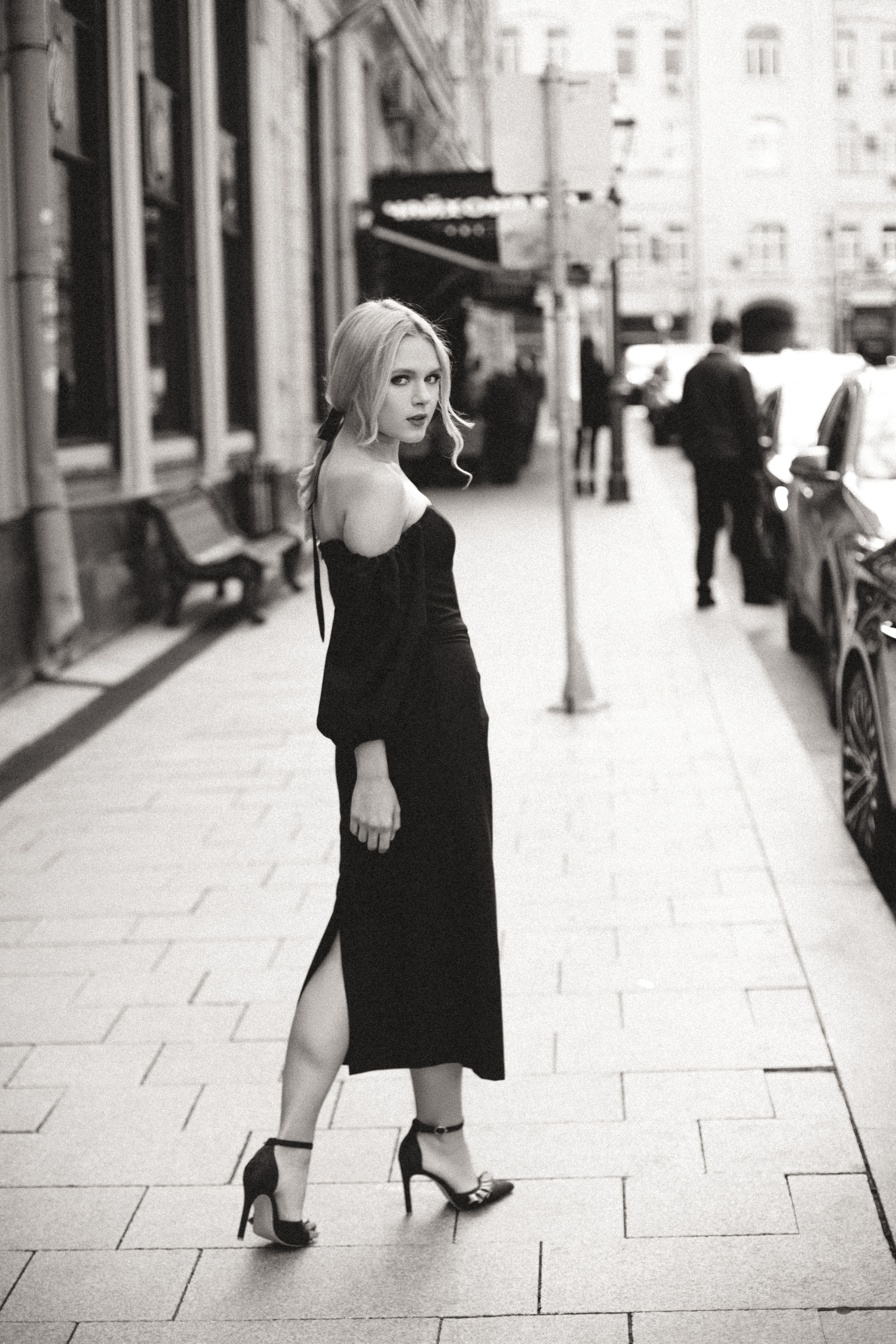 Уличная фотосессия в платье. Brand и контент фотограф