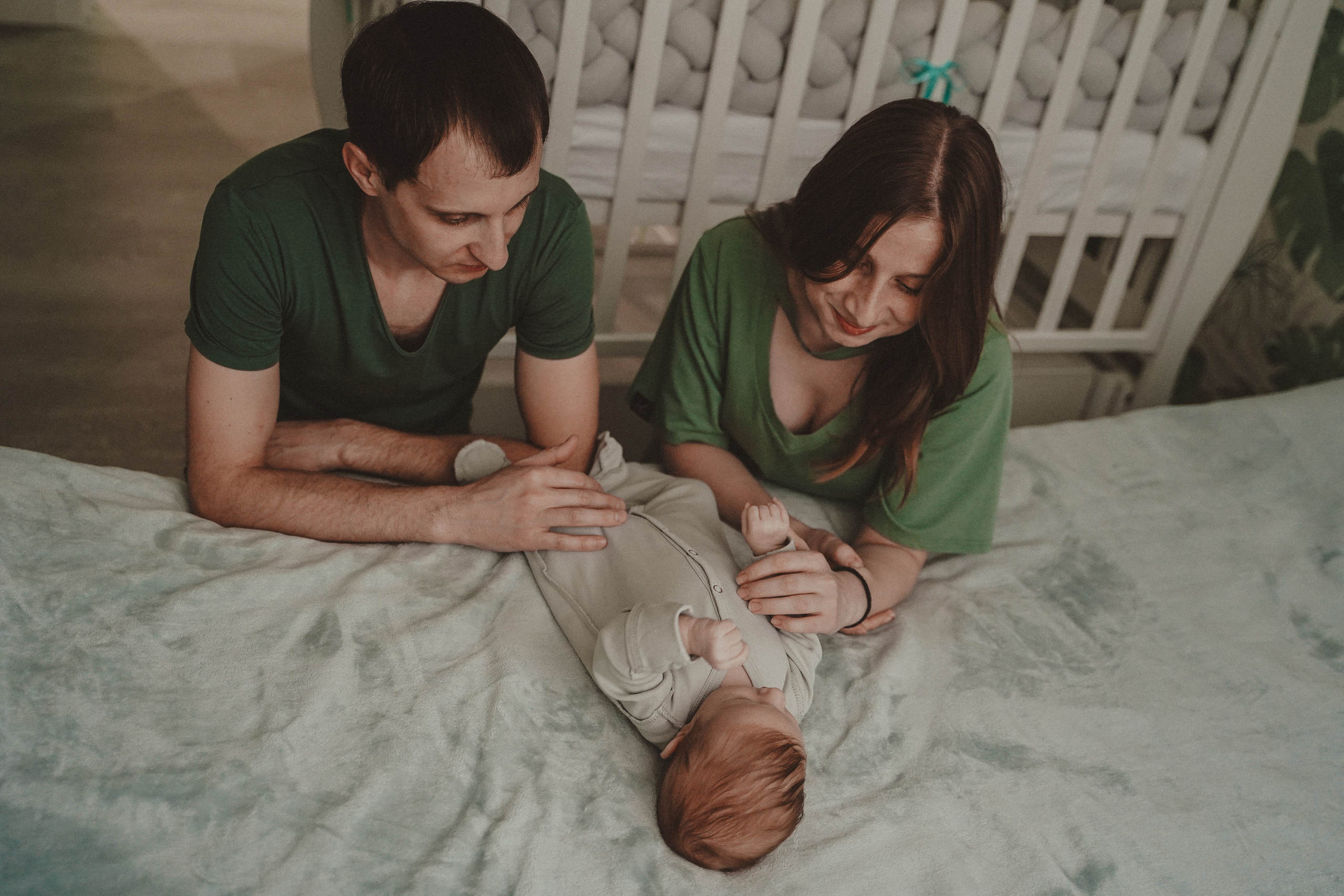 Домашняя фотосессия с новорожденным. Семейный и женский фотограф в Краснодаре Анастасия Приймак