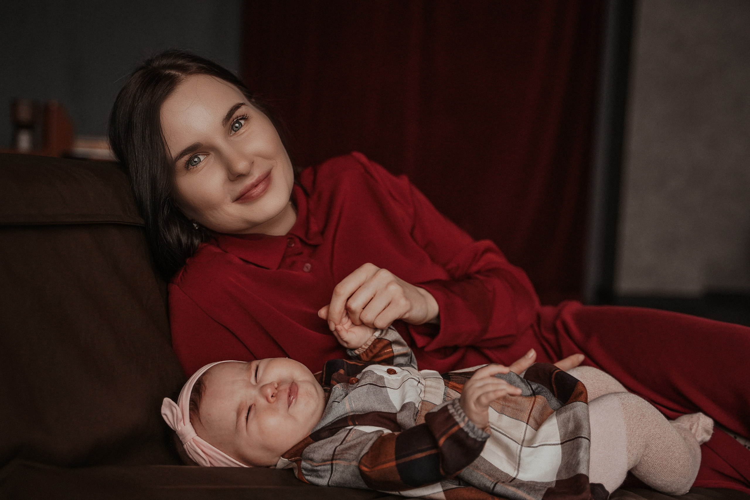 Студийная фотосессия с малышом. Семейный и женский фотограф в Краснодаре Анастасия Приймак